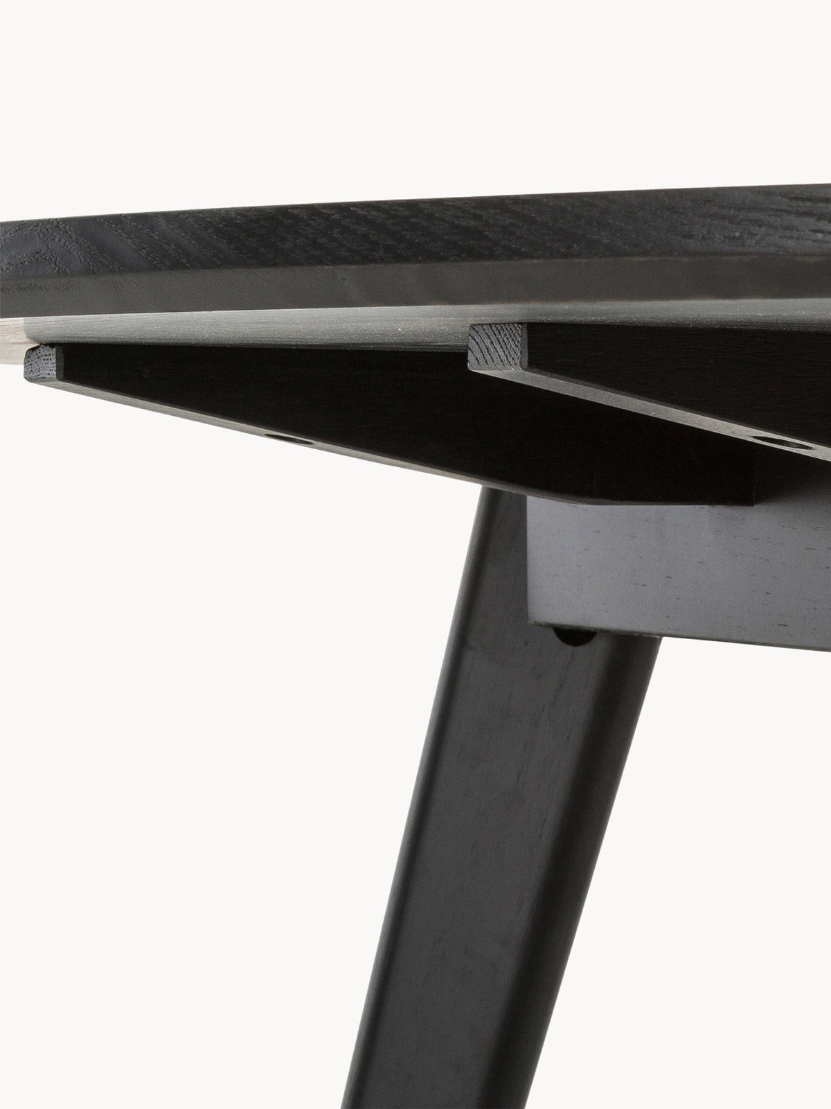 Yumi Round Rubberwood Dining Table, Ø 115 cm