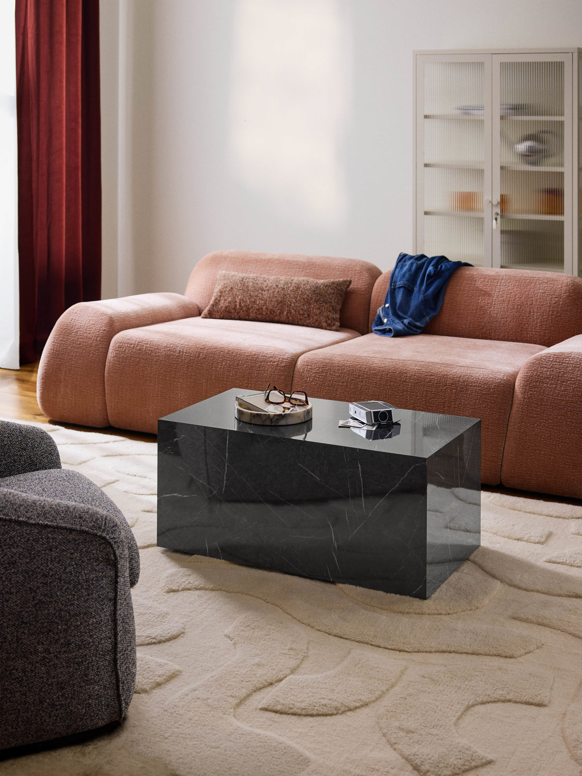 Lesley Marble Effect Coffee Table