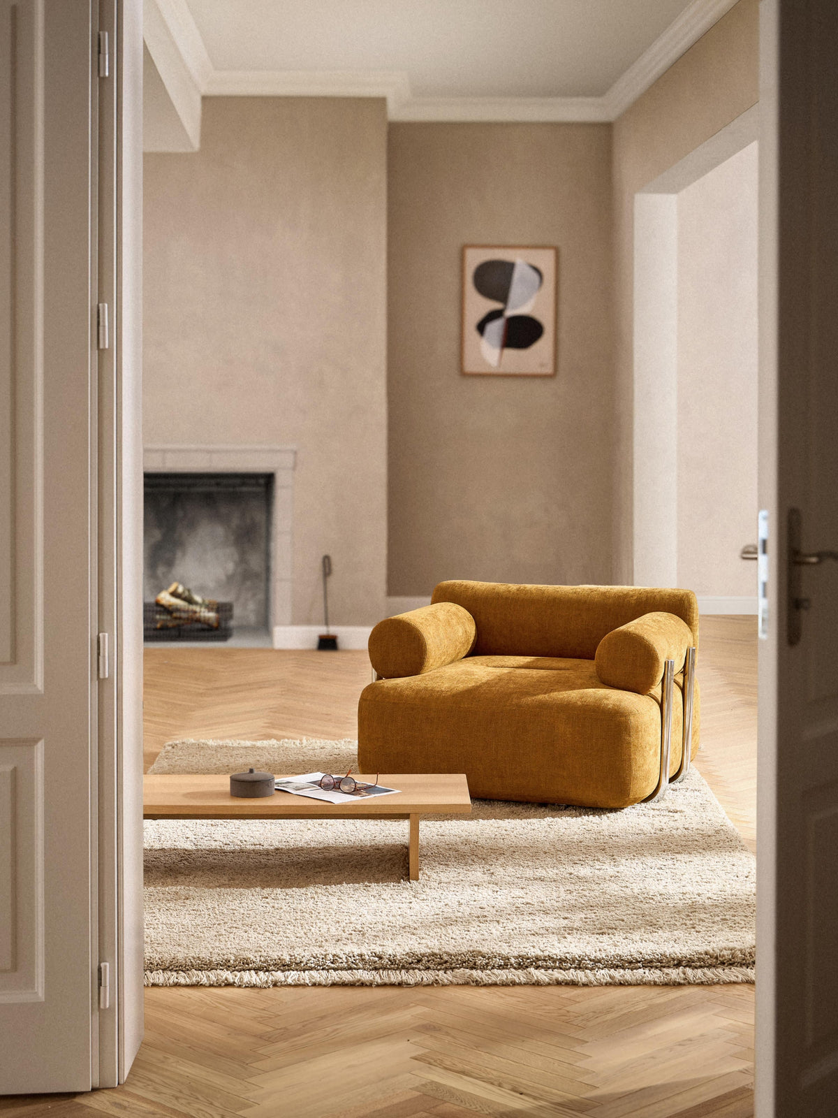 Dreamy Fluffy High-Pile Rug with Fringes