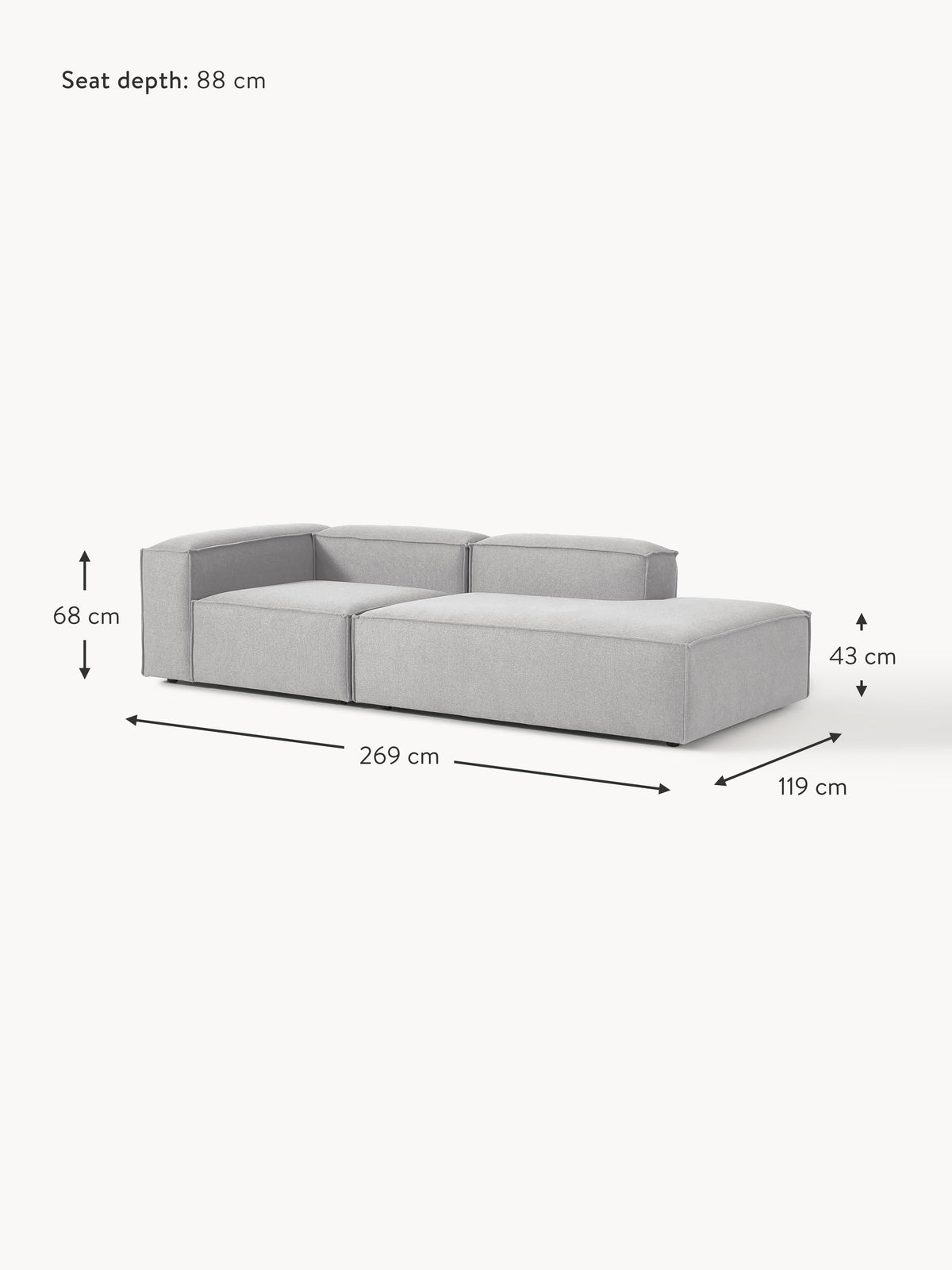 Lennon Modular Ottoman