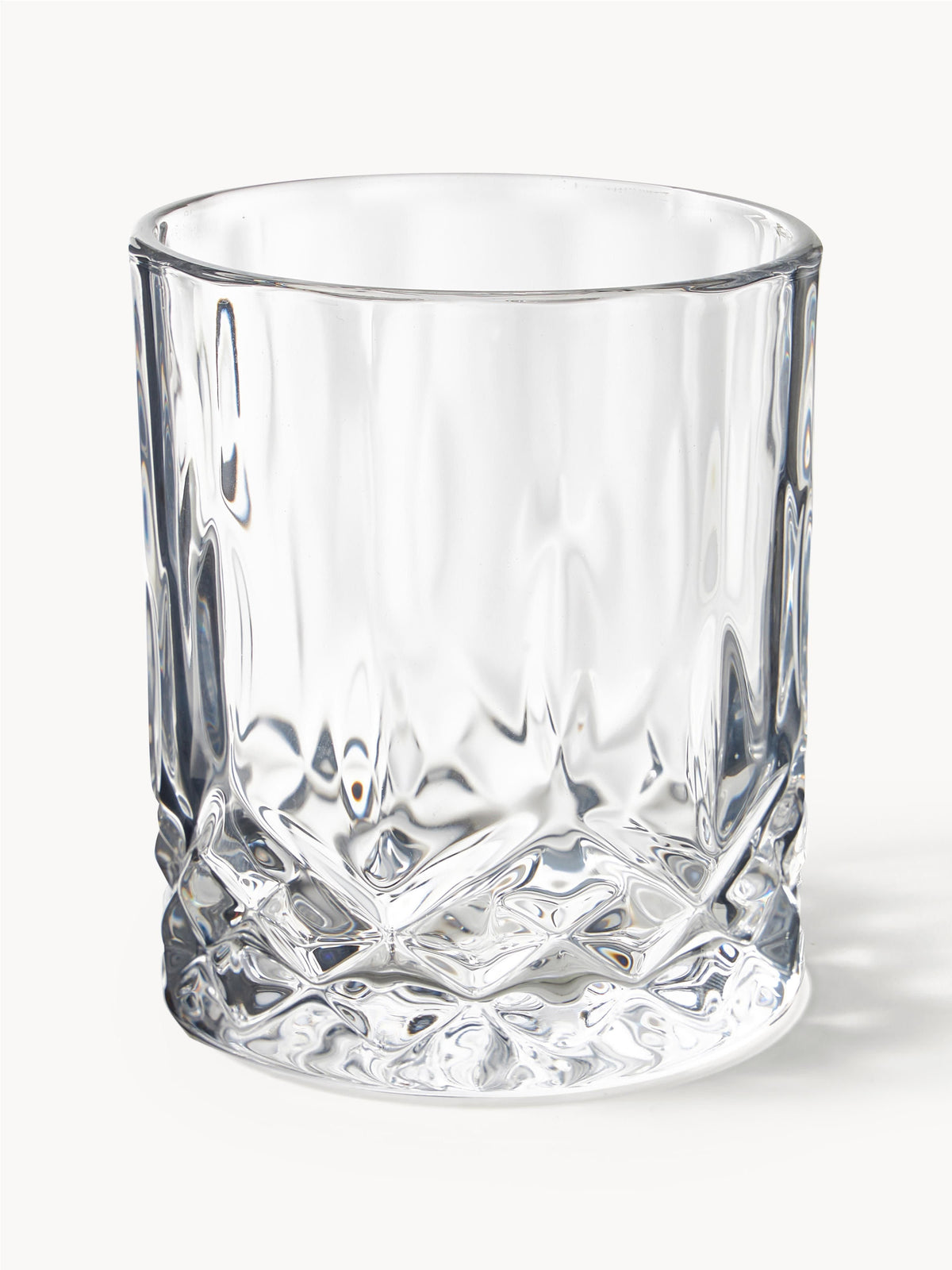George Whisky Set with Embossed Pattern