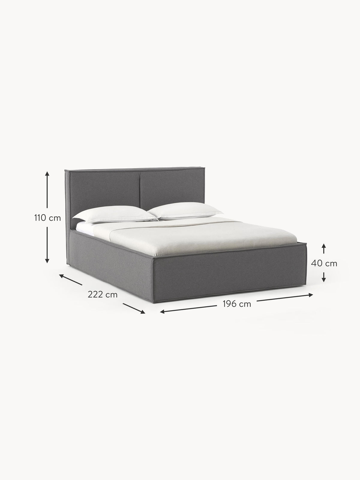 Dream Upholstered Bed with Storage Space
