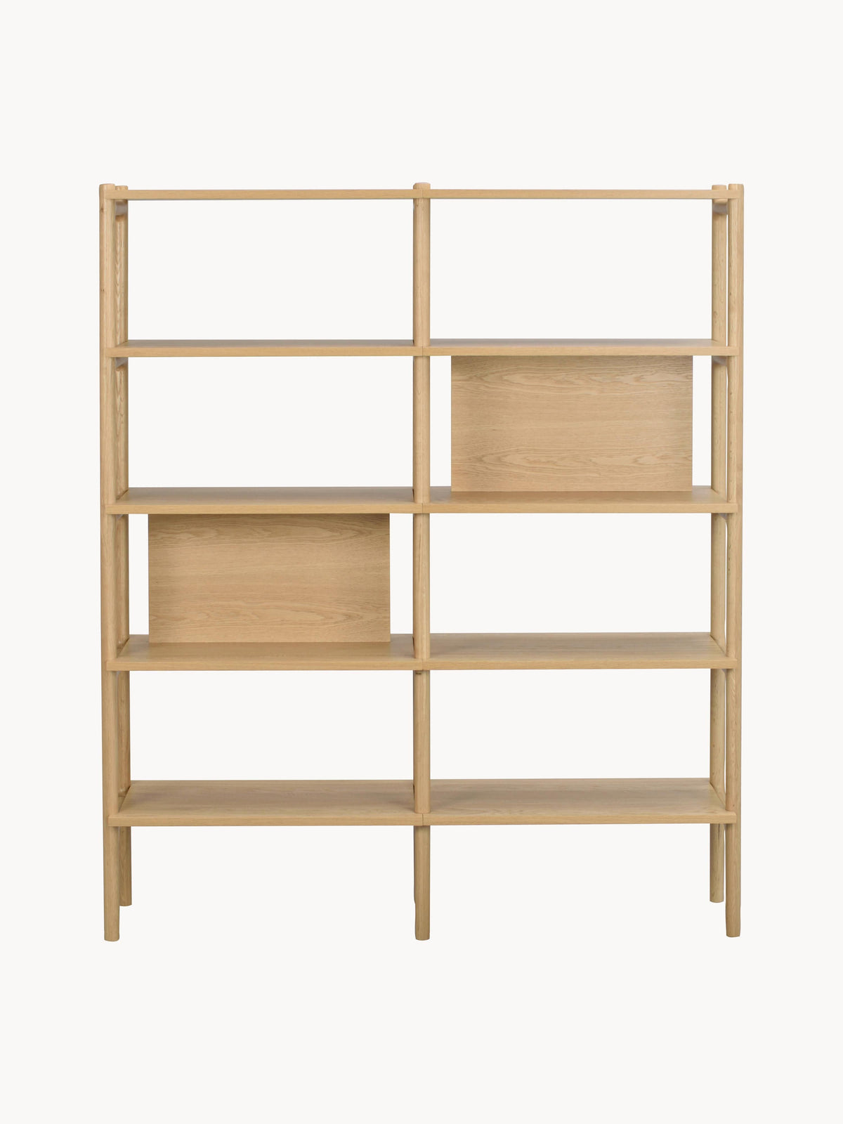 Holton Oak Wood Shelving Unit