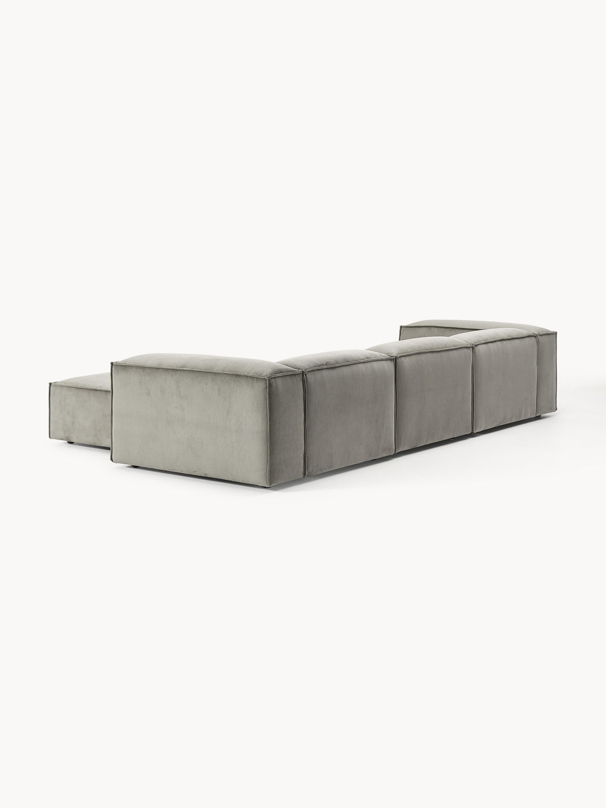 Lennon Corduroy Modular Sofa (4-seater) with Ottoman (left/right)