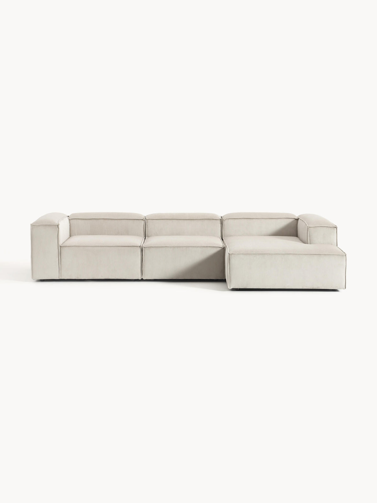 Lennon Corduroy Modular Corner Sofa (4-seater)