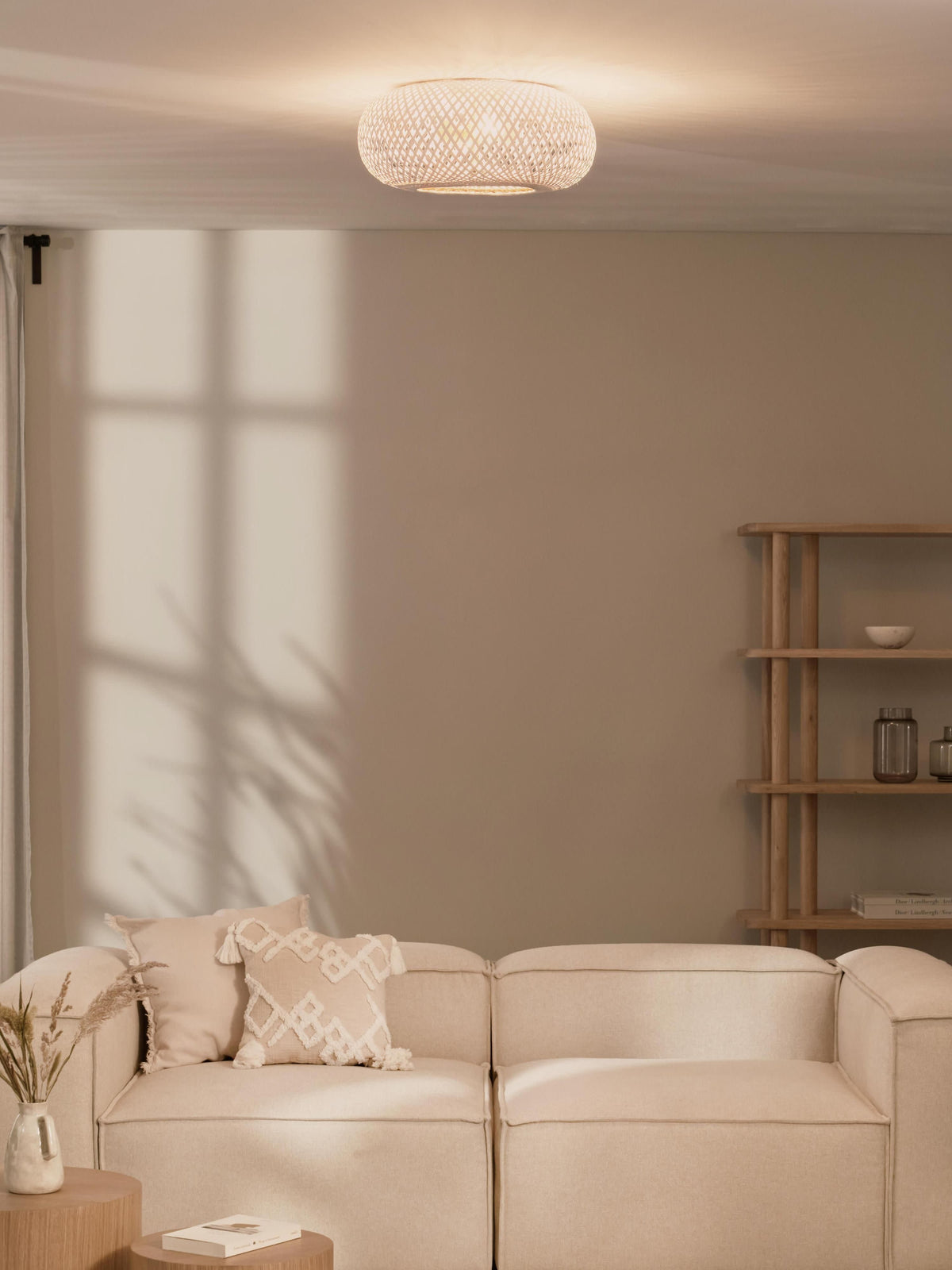 Evelyn Bamboo Design Ceiling Lamp