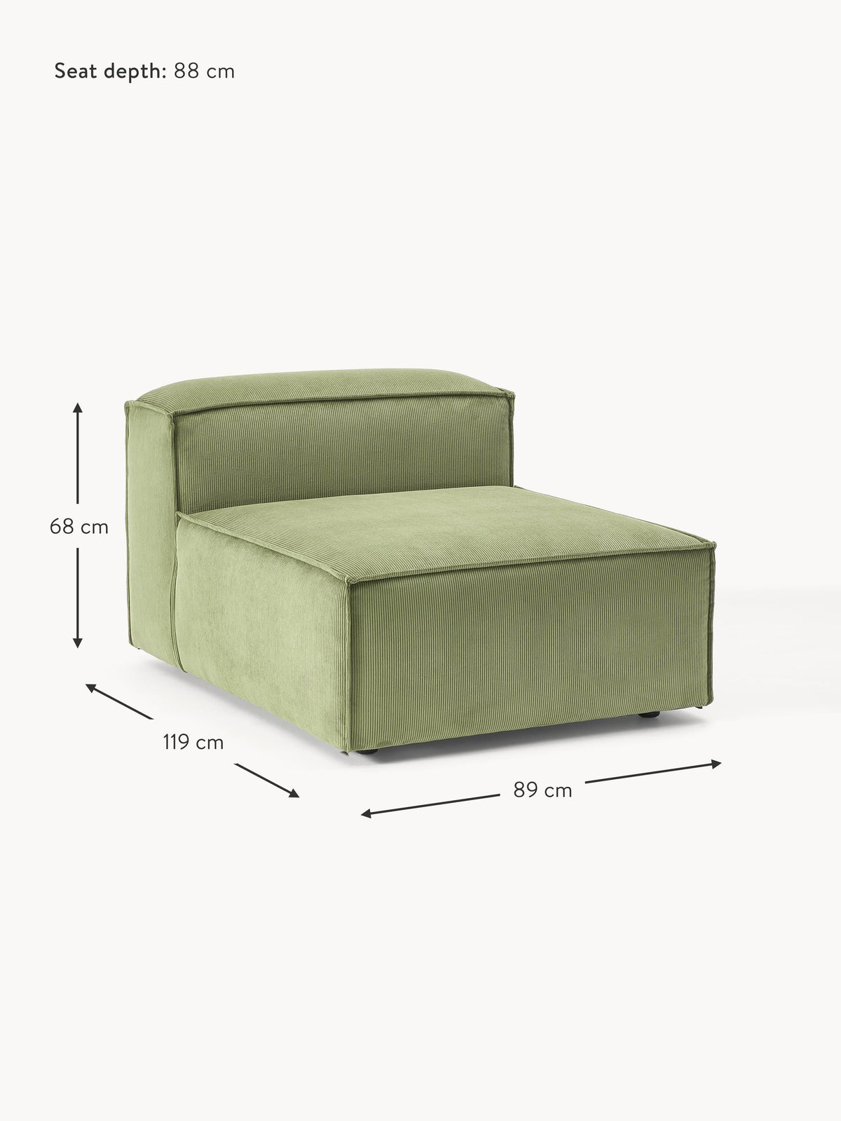 Lennon Corduroy Centre Module