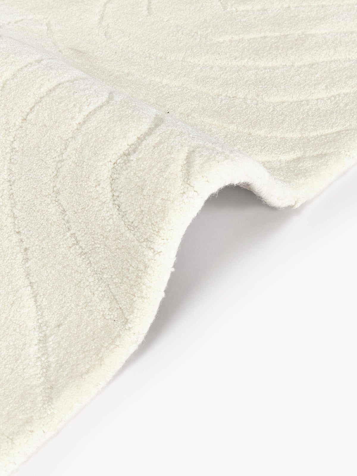 Aaron High-Low Wool Rug, Hand-Tufted