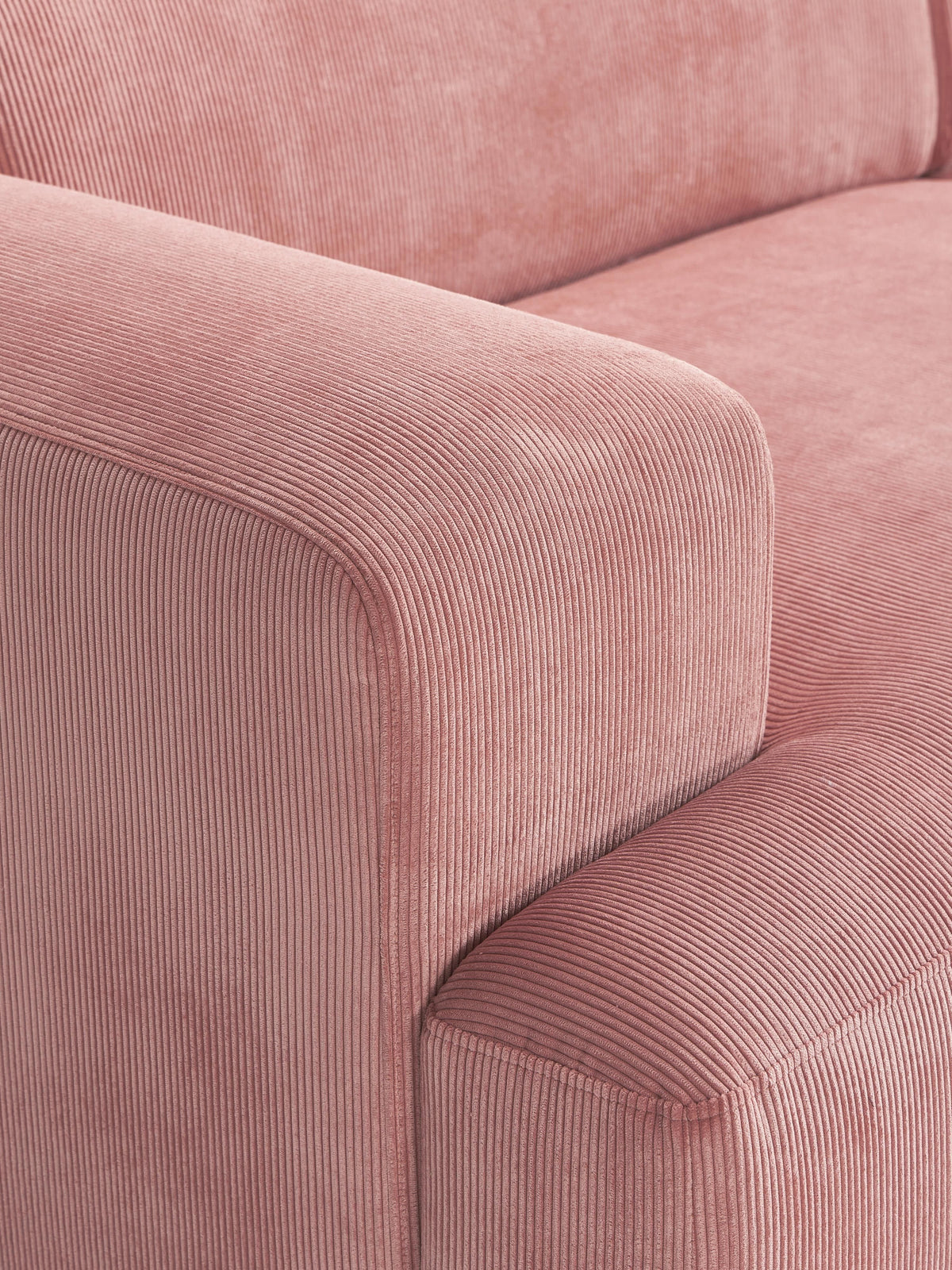 Melva Corduroy Corner Sofa (4-seater)
