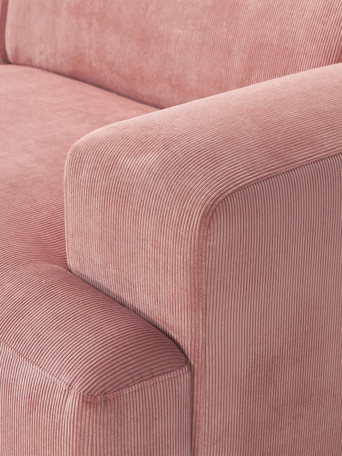 Melva Corduroy Corner Sofa (4-seater)