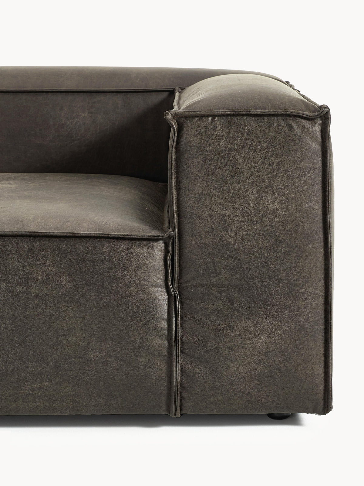 Lennon XL Modular Leather Ottoman