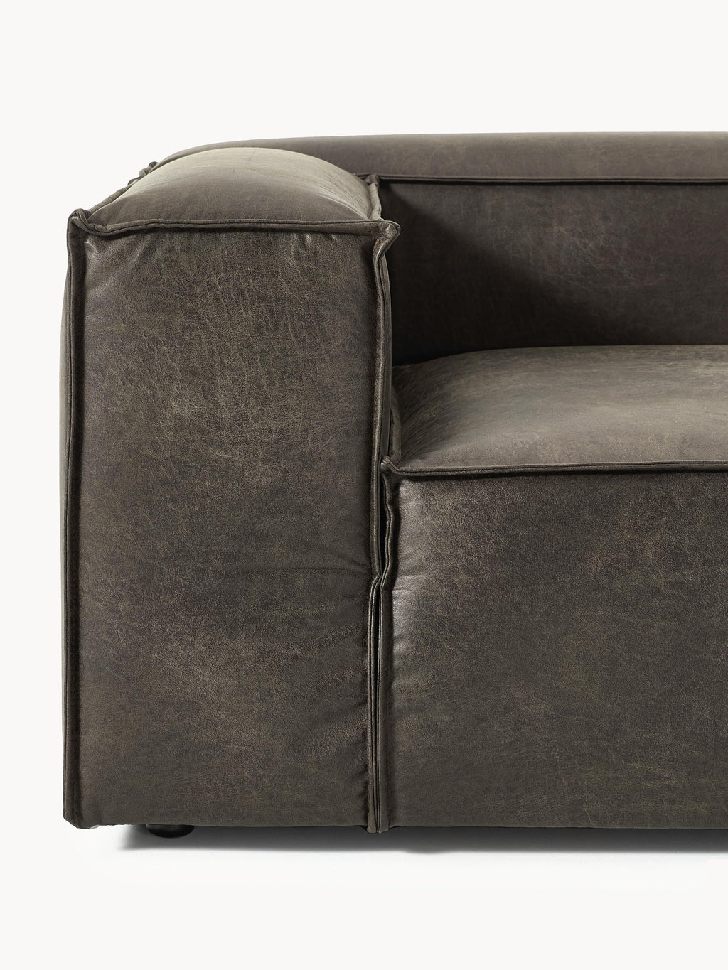 Lennon XL Modular Leather Ottoman