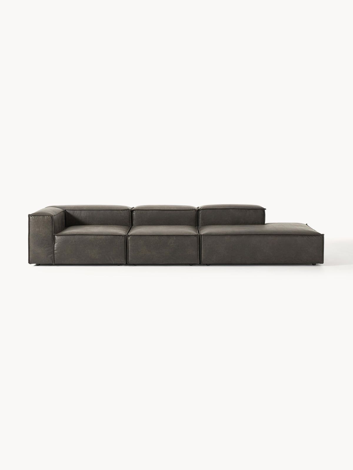 Lennon XL Modular Leather Ottoman