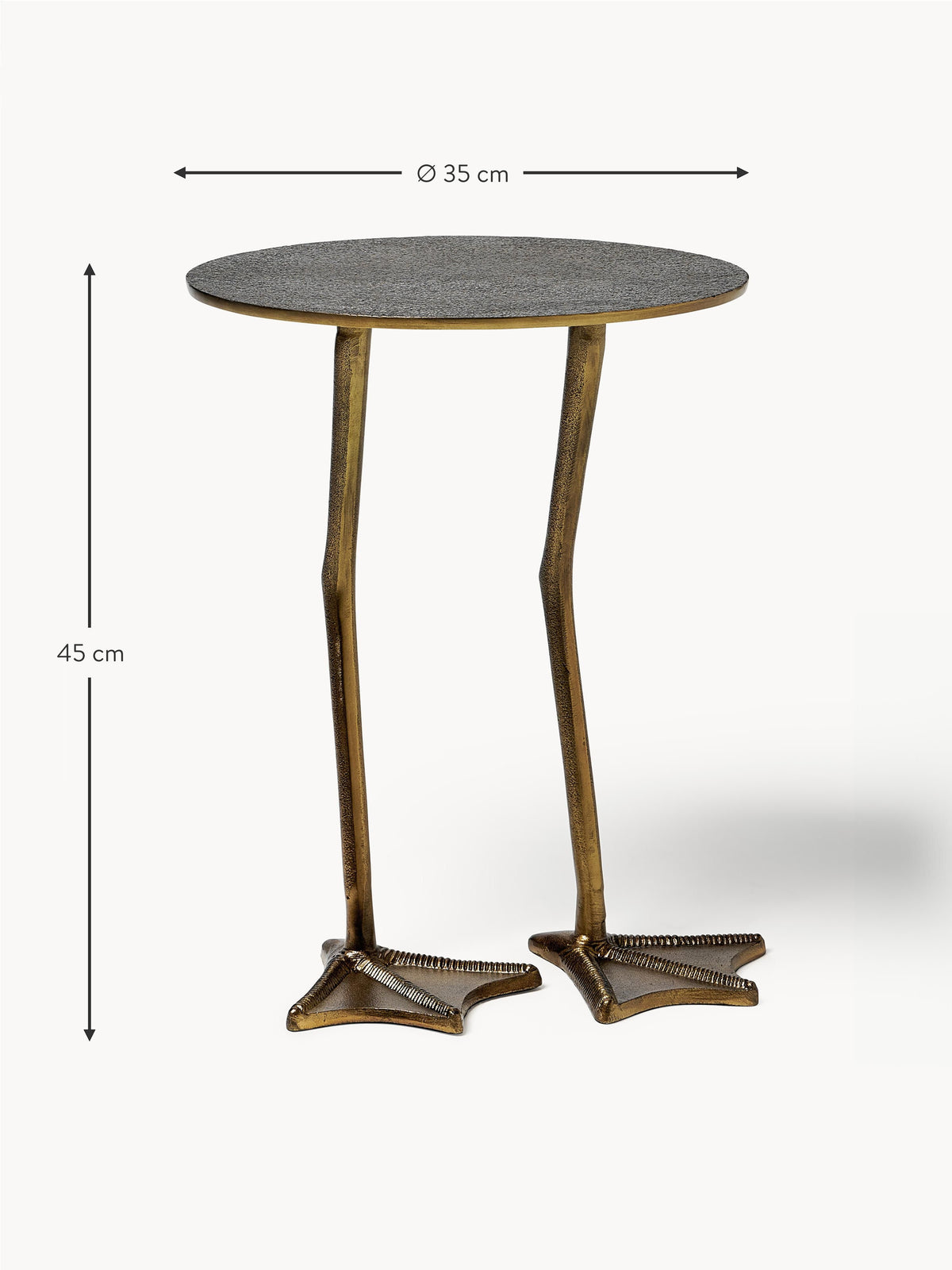 Duck Decorative Metal Side Table