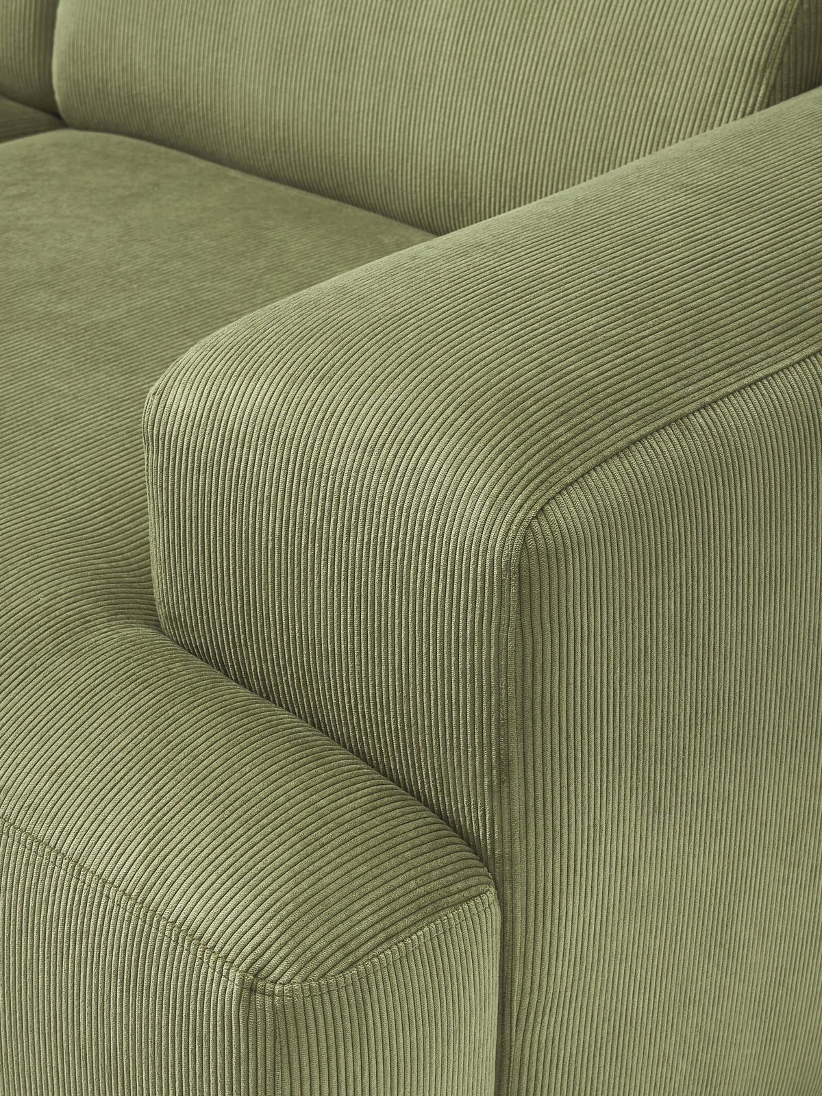 Melva Corduroy Corner Sofa (4-seater)