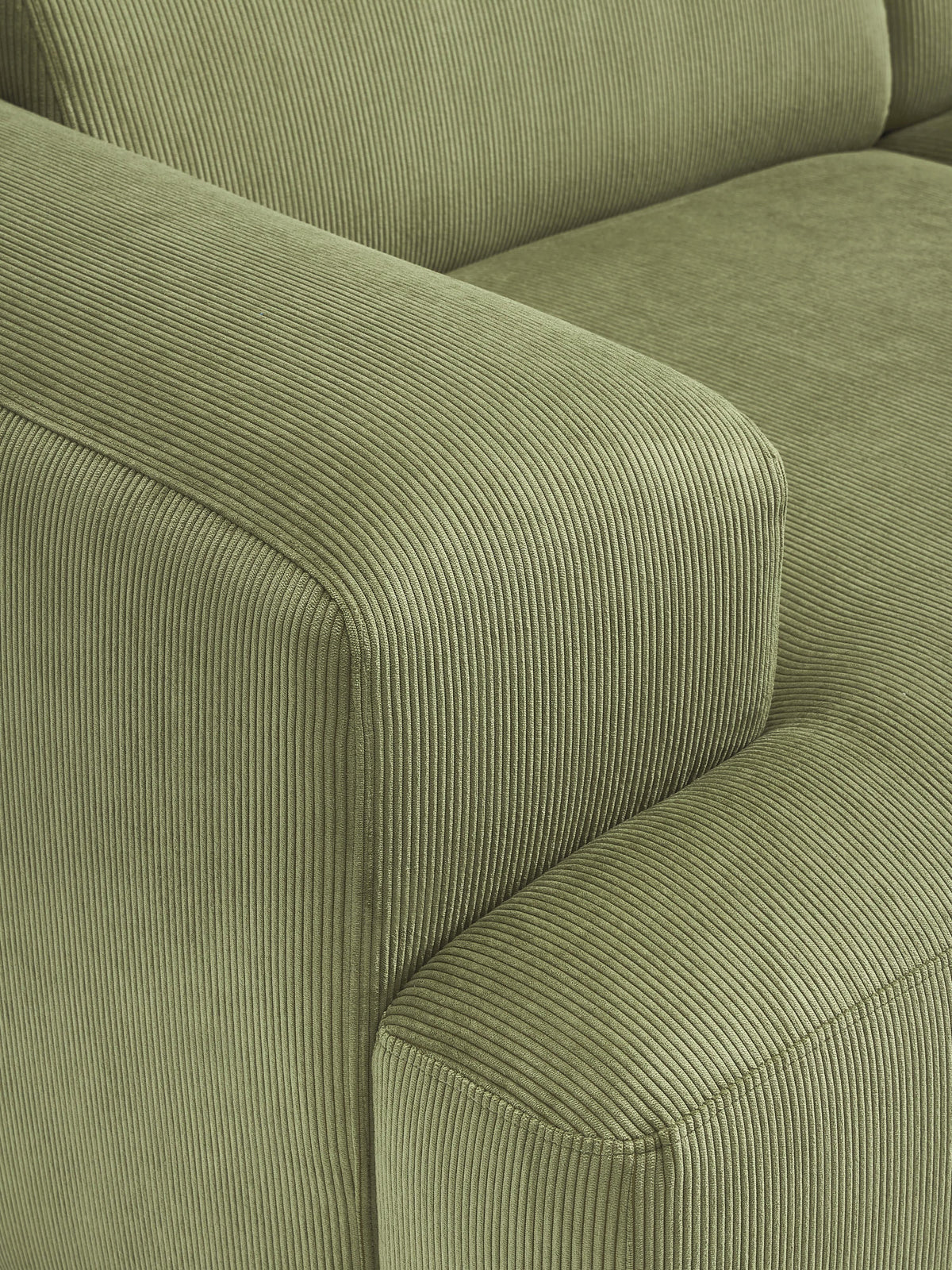 Melva Corduroy Corner Sofa (4-seater)