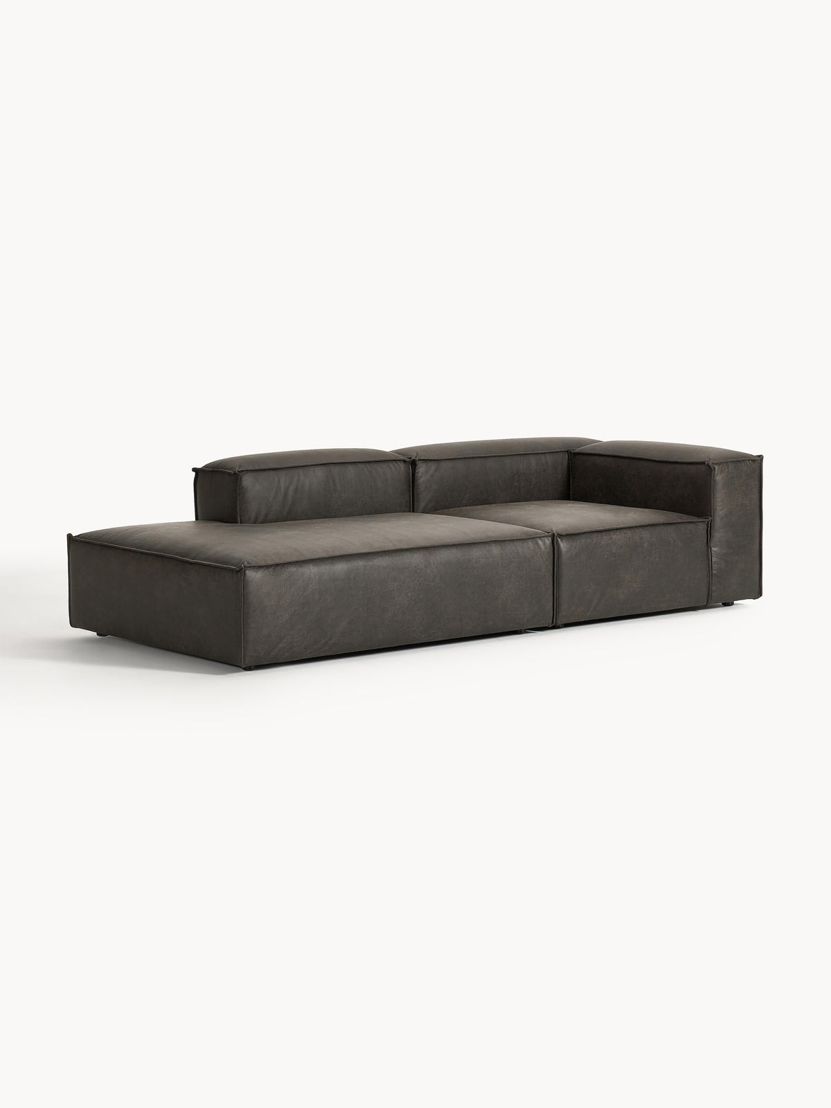 Lennon Modular Leather Ottoman