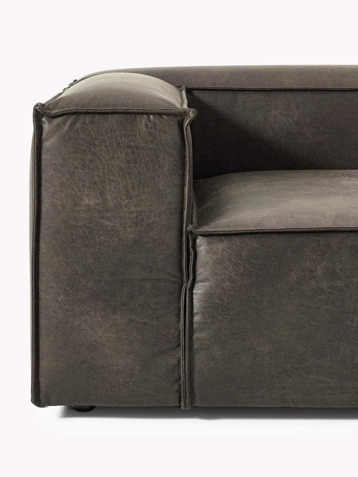 Lennon Modular Leather Ottoman