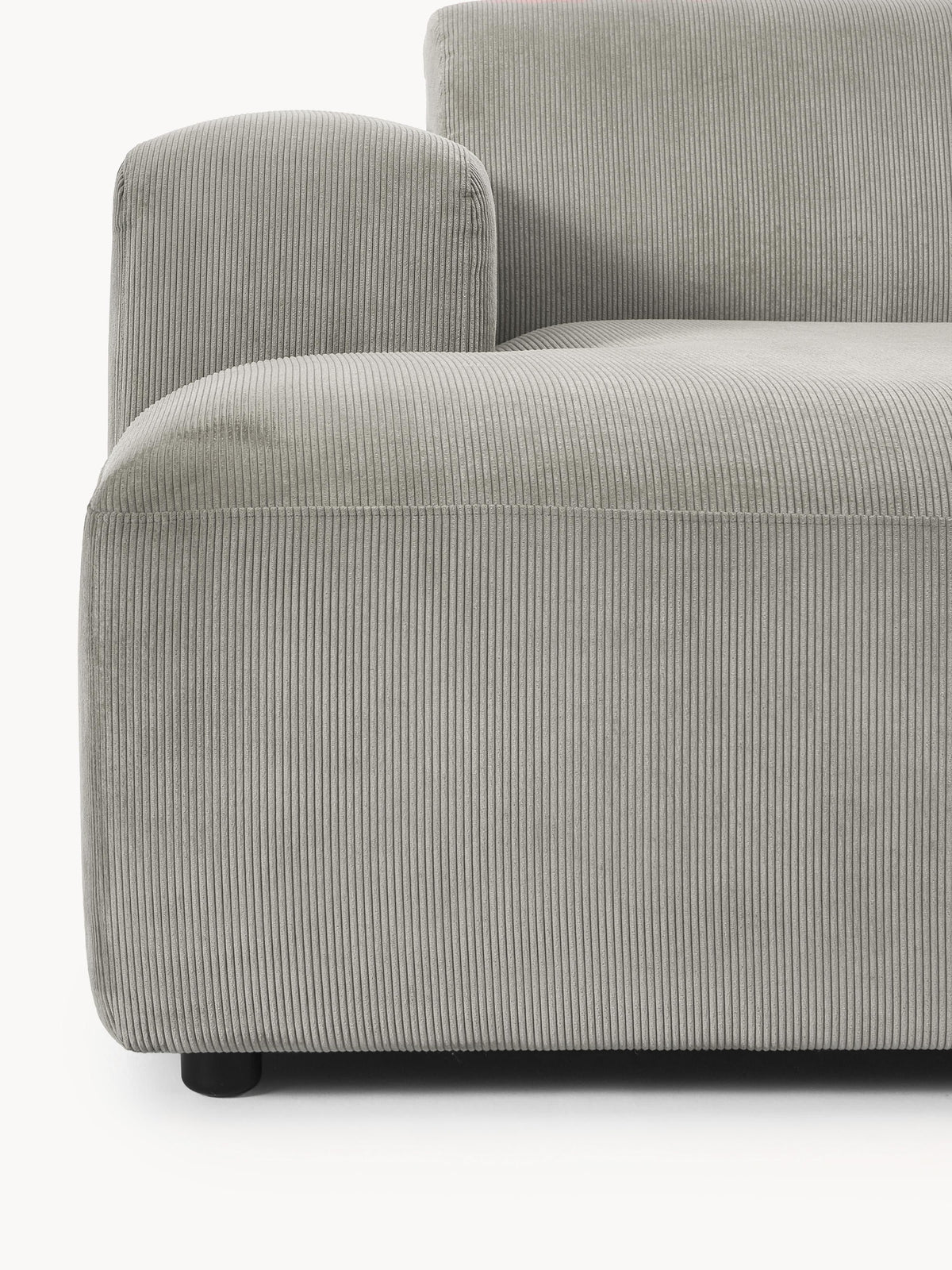 Melva Corduroy Corner Sofa (3-seater)