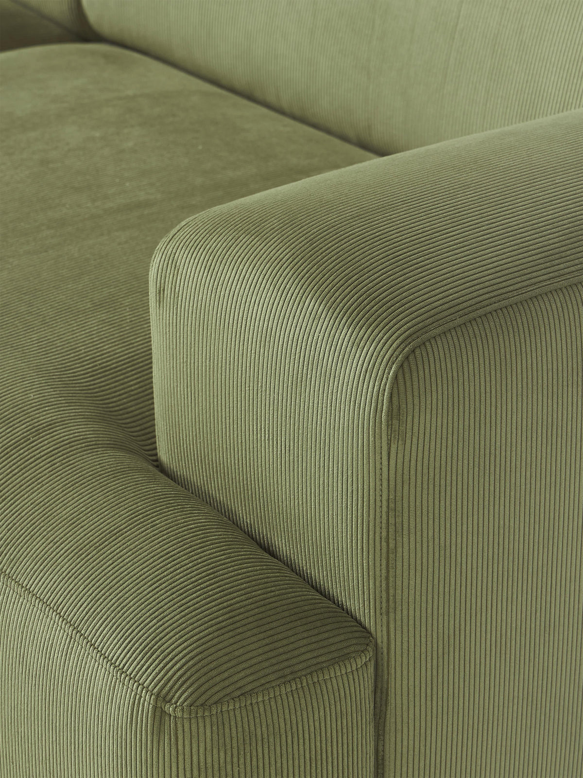 Melva Corduroy Corner Sofa (3-seater)