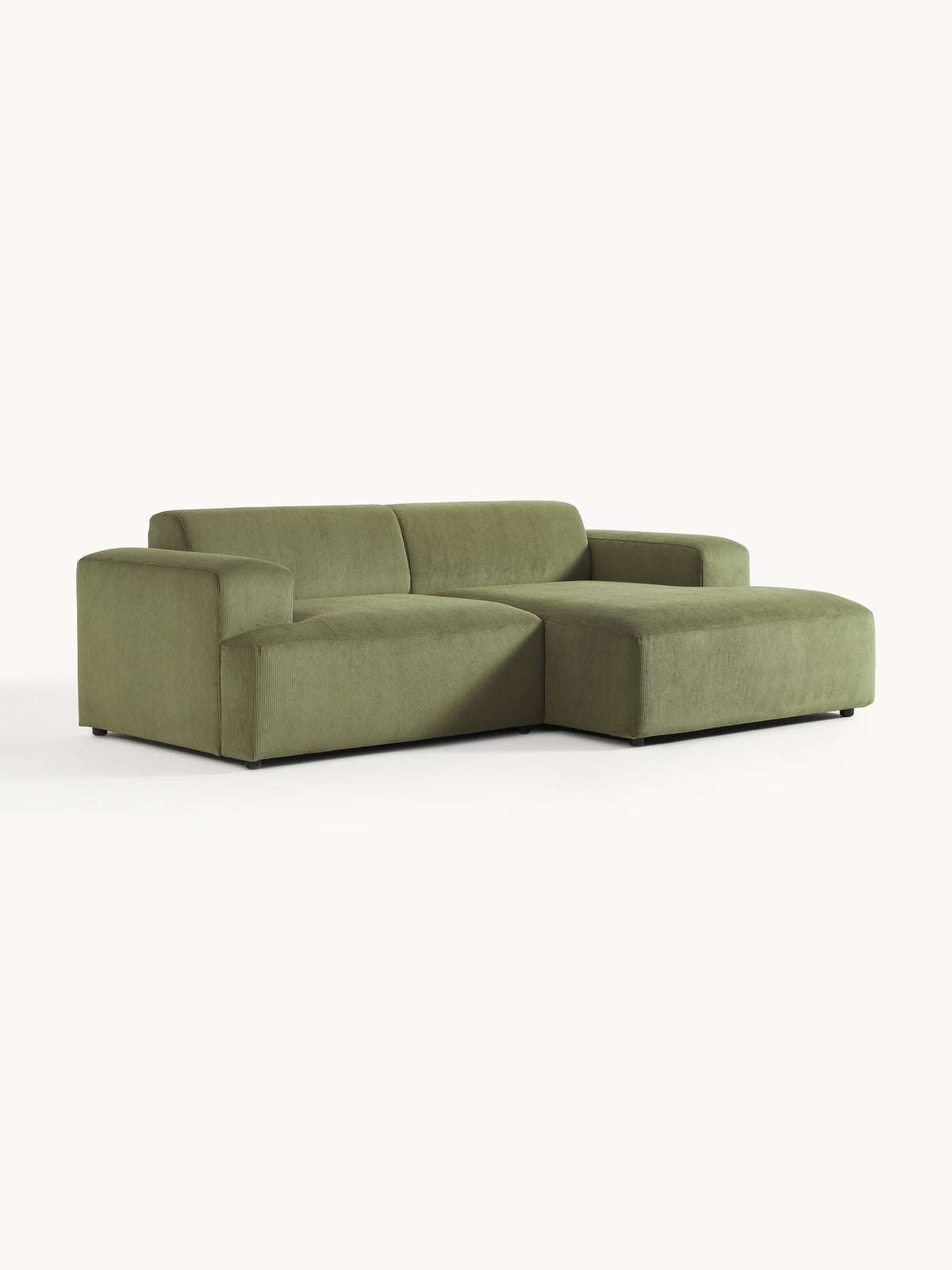 Melva Corduroy Corner Sofa (3-seater)