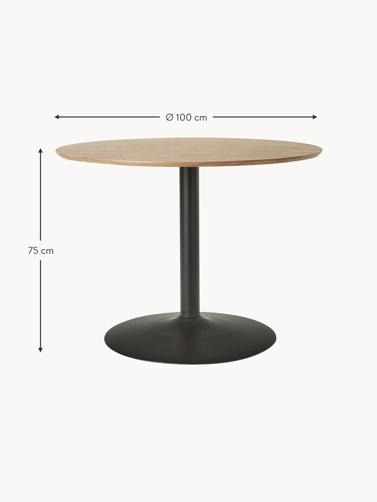 Menorca Round Dining Table, in various sizes