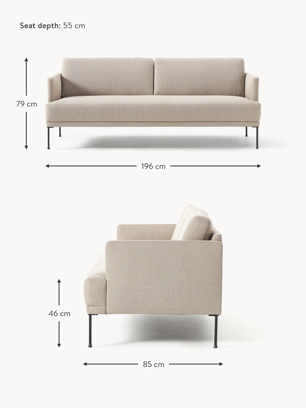 Fluente Sofa (3-seater)