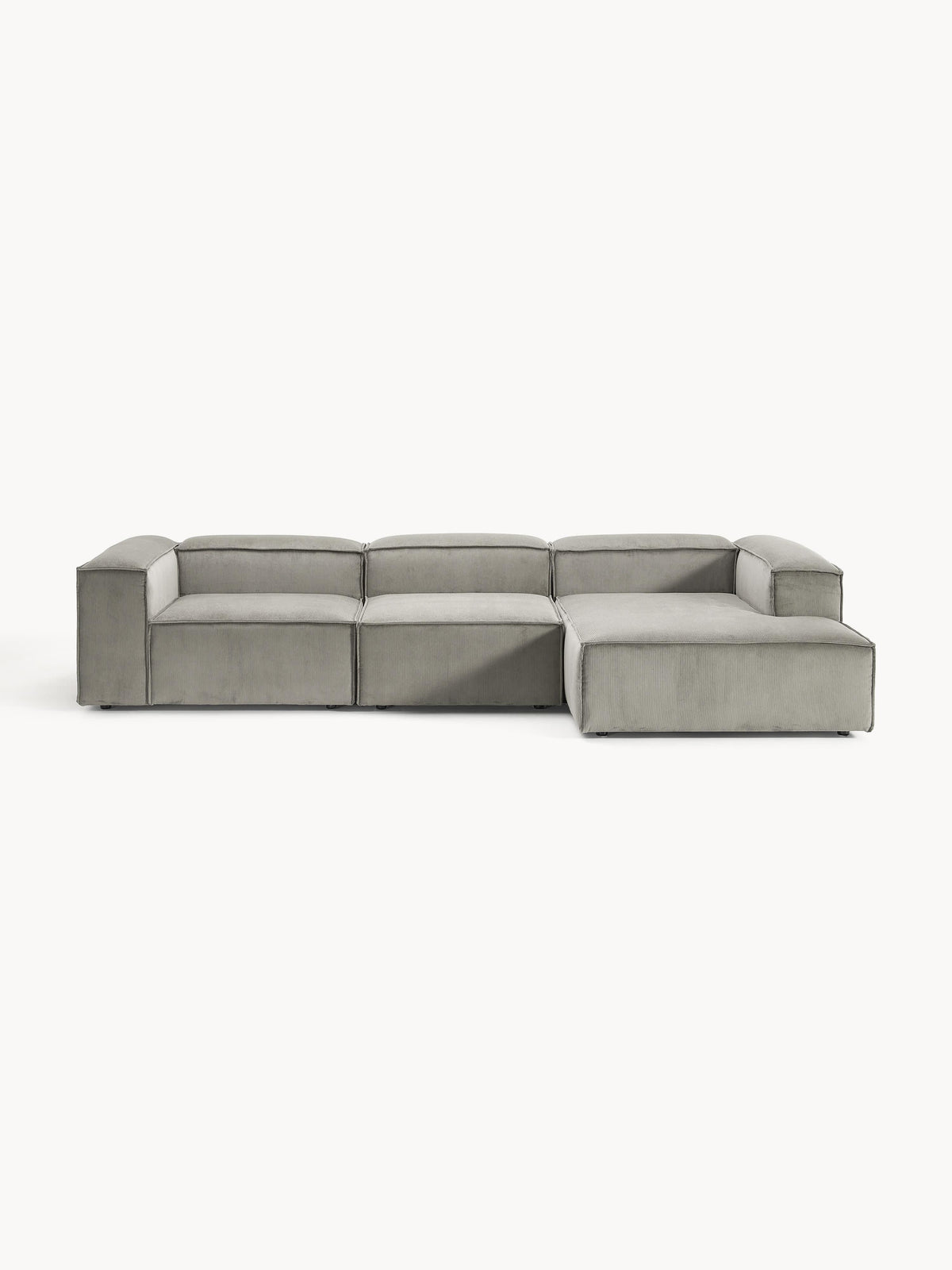 Lennon Corduroy Modular Corner Sofa (4-seater)