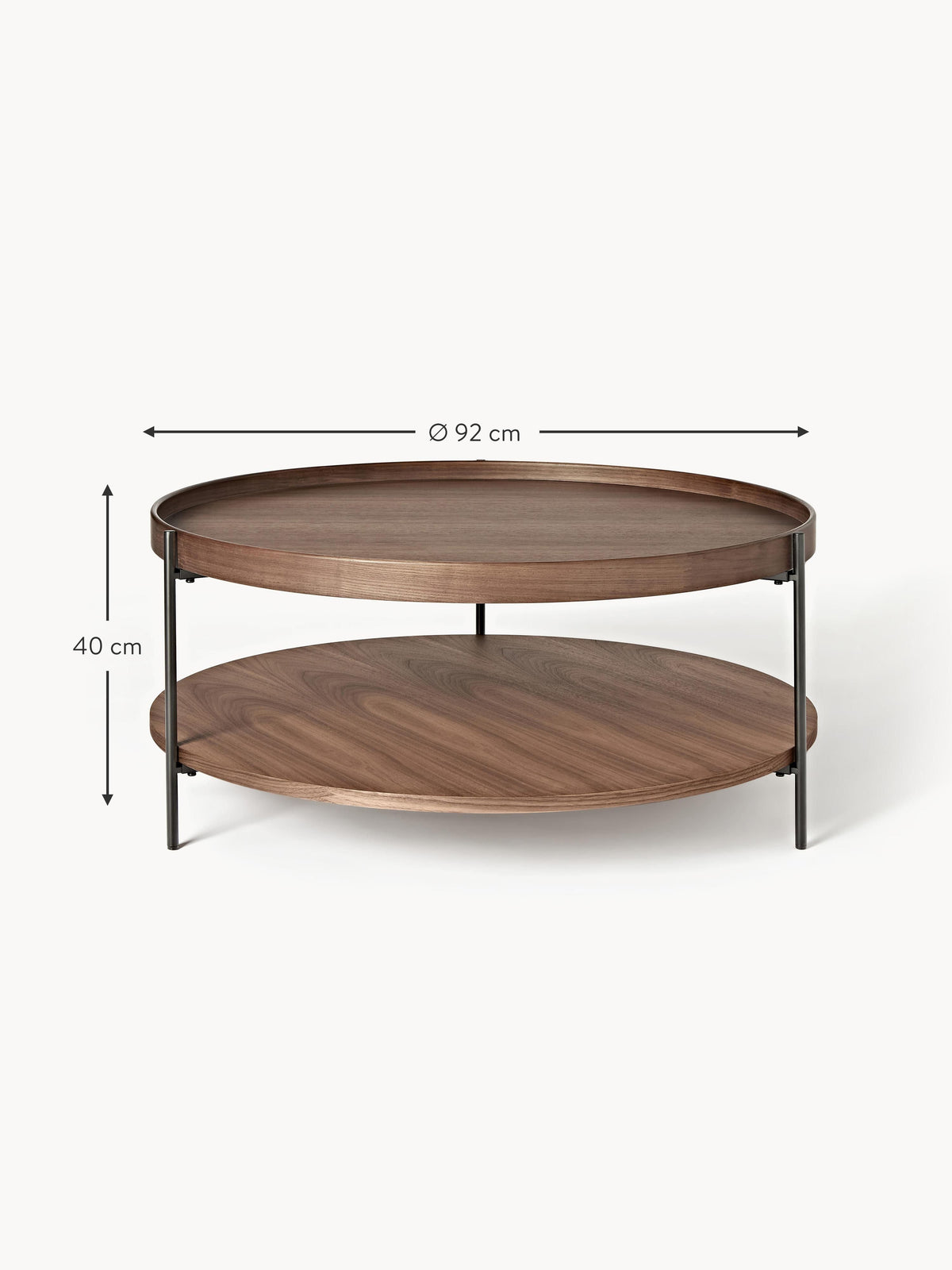 Renee Round Wooden Coffee Table