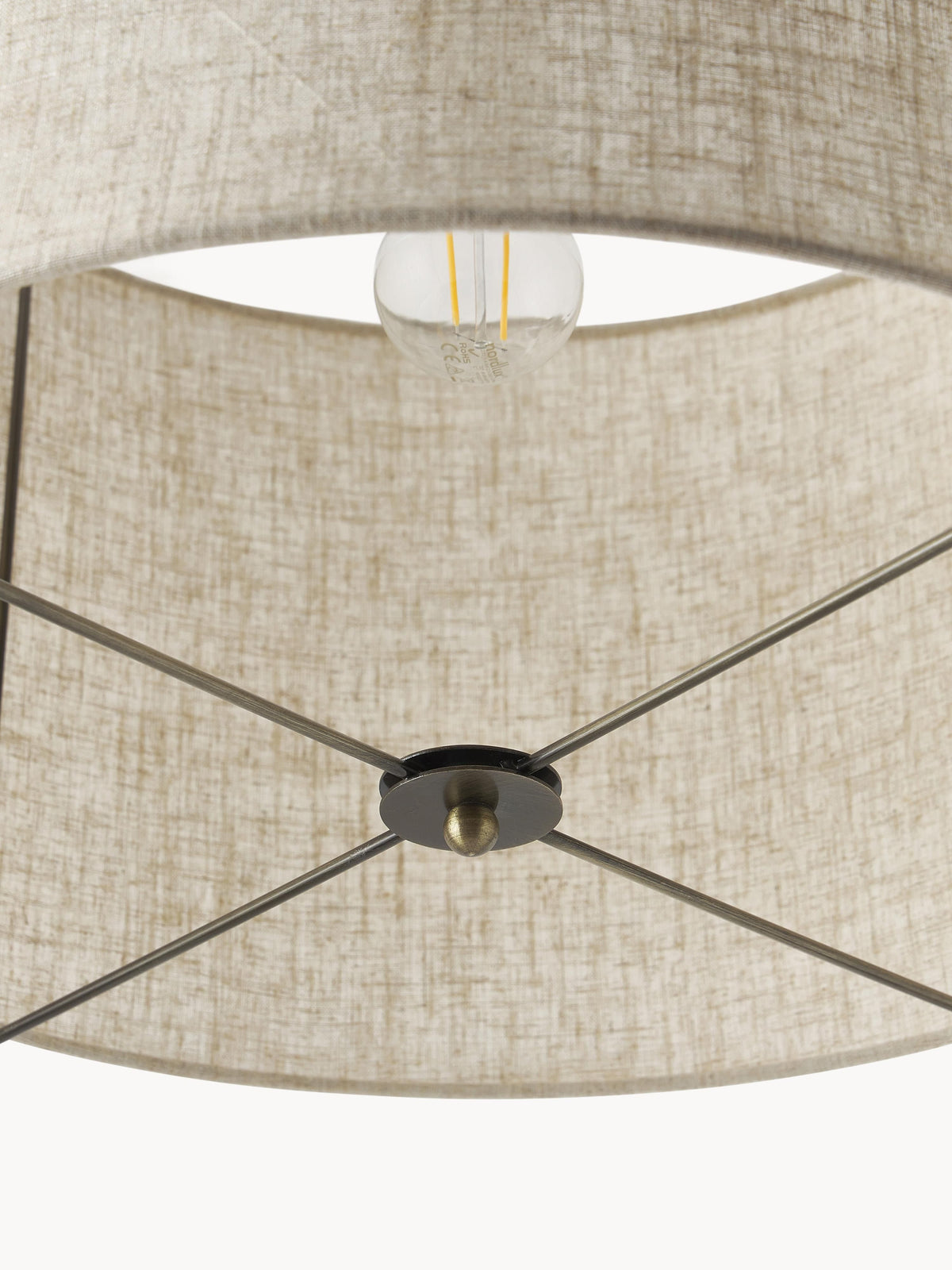 Clouds Linen Pendant Light