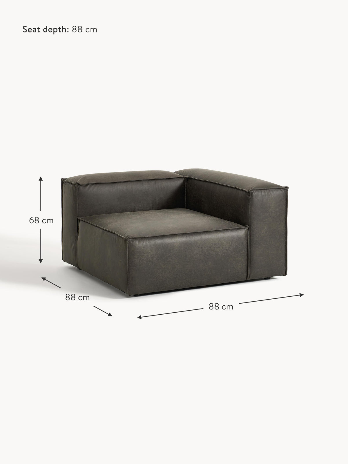 Lennon Leather Corner Module
