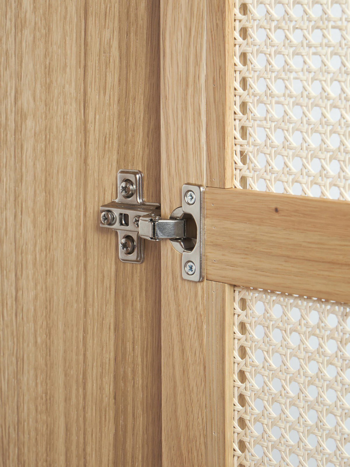 Aries Small Wardrobe with Viennese Wickerwork, 2-doors