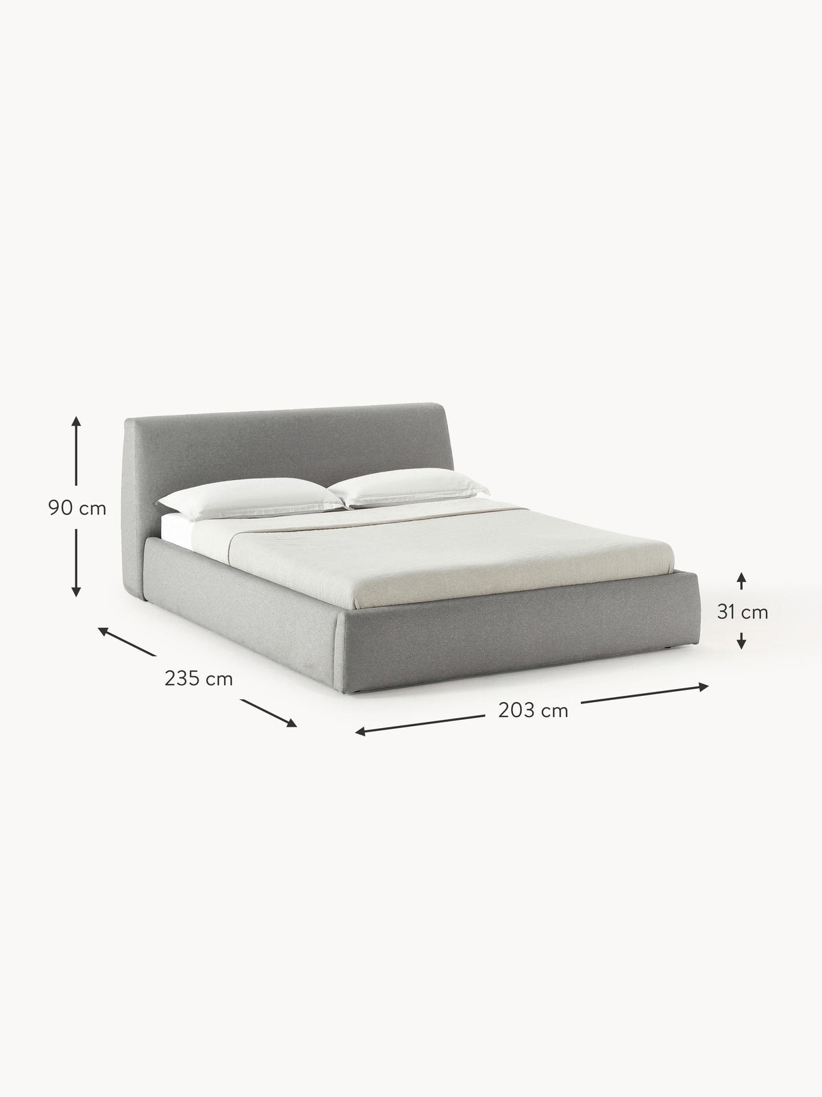 Cloud Upholstered Bed