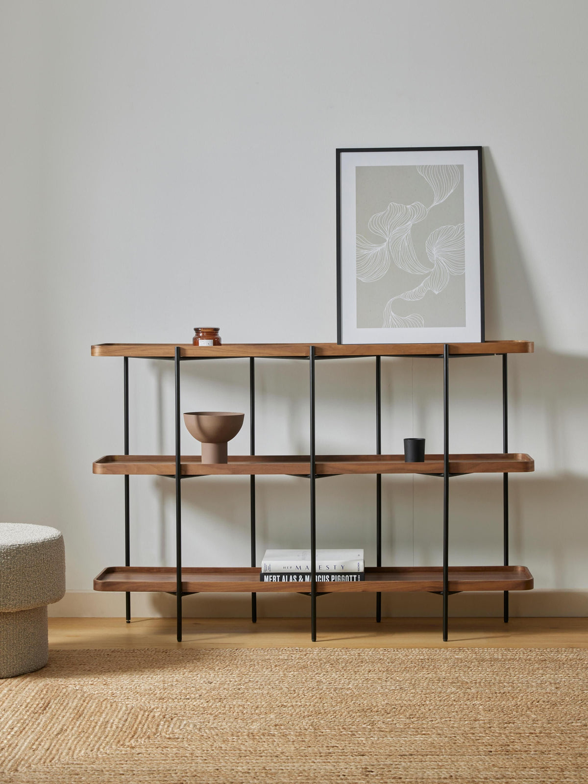 Renee Wooden Shelving Unit
