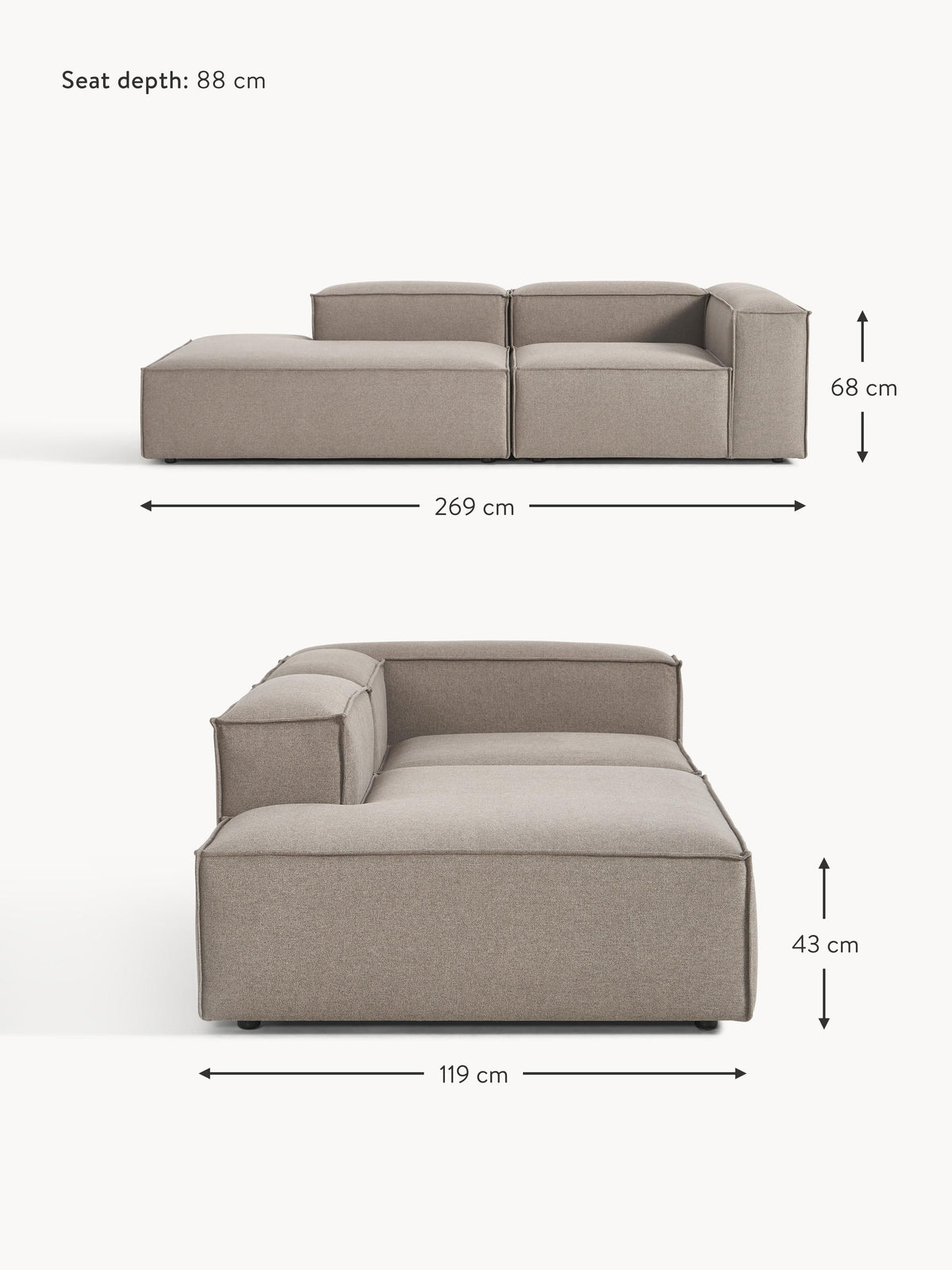 Lennon Modular Ottoman
