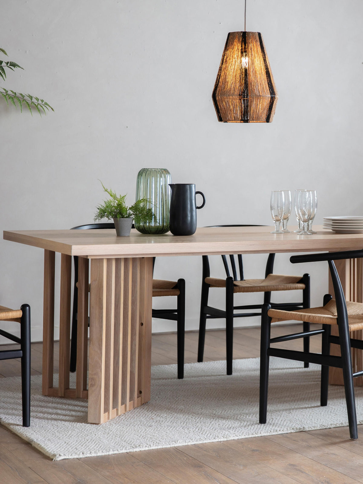 Okayama Wooden Dining Table, 200 X 100 cm