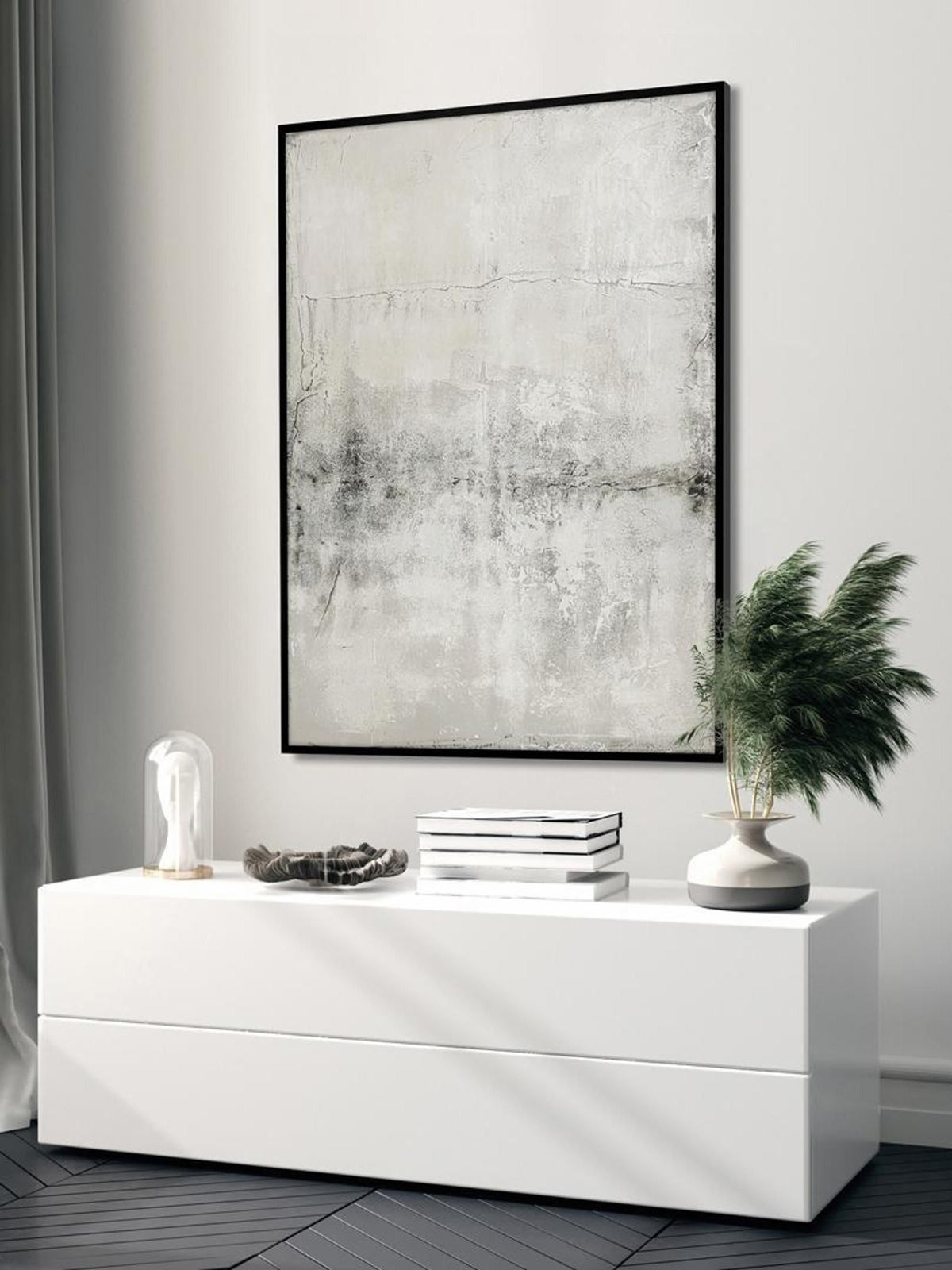 Living Hand-Painted Canvas Art Simple