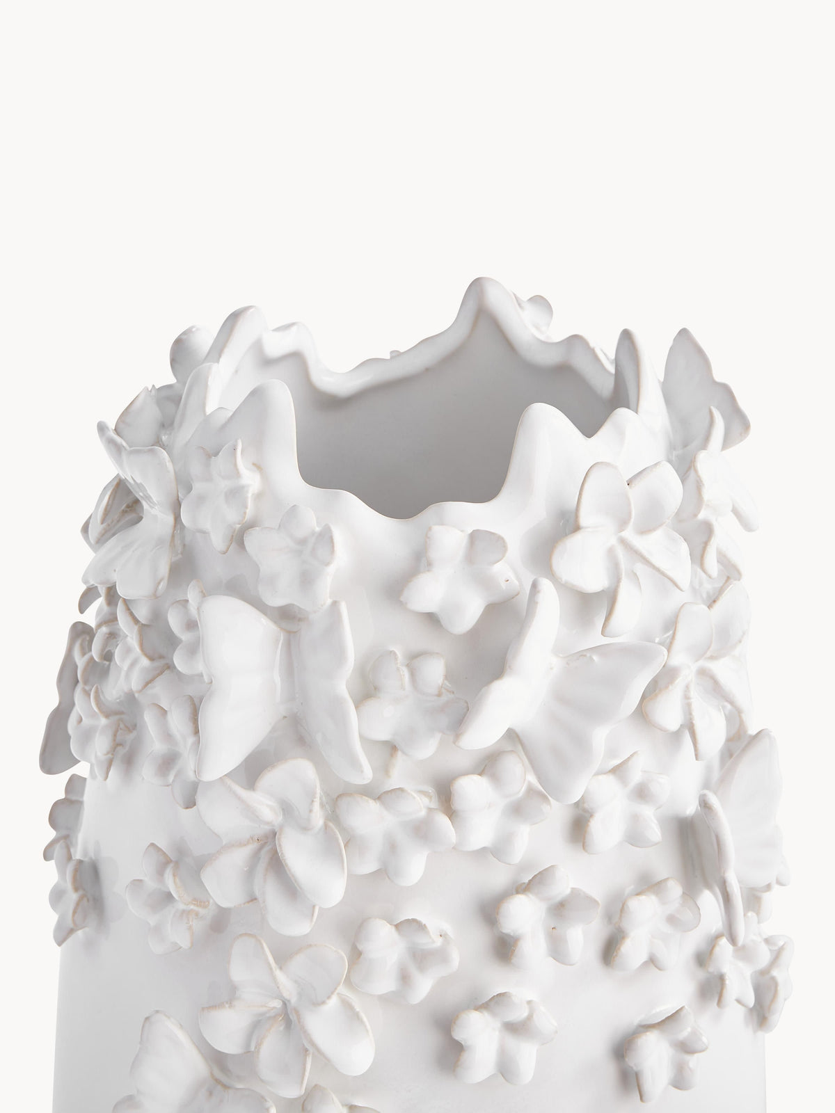 Daphne Vase with 3D Decoration, H 35 cm