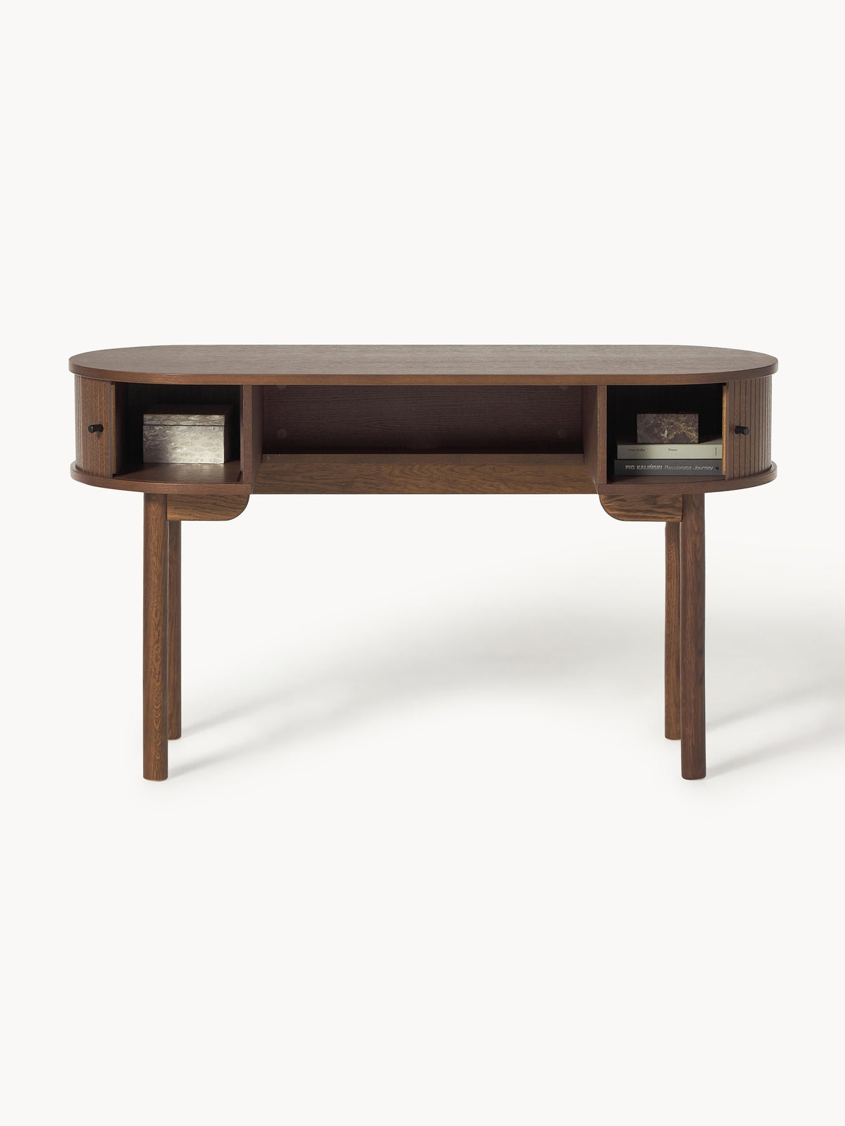 Calary Desk with Fluted Front
