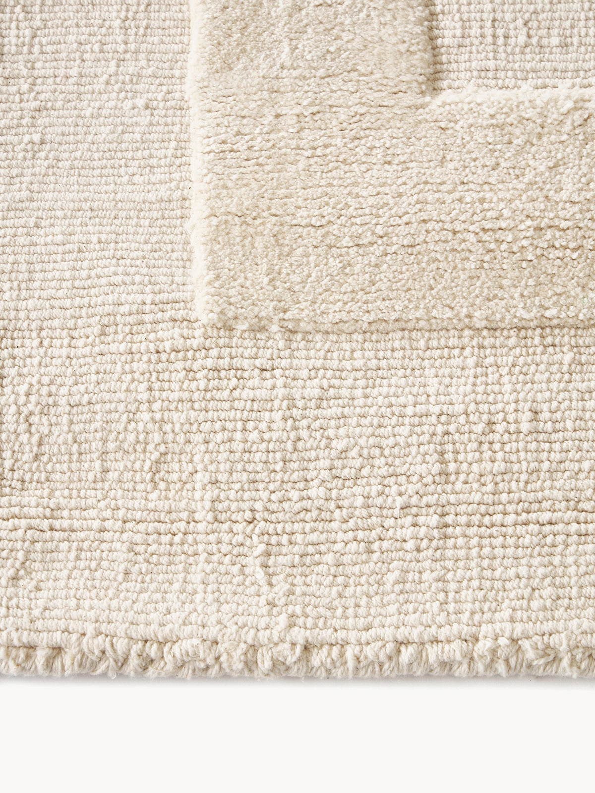 Dania Hand-Woven High-Low Cotton Rug