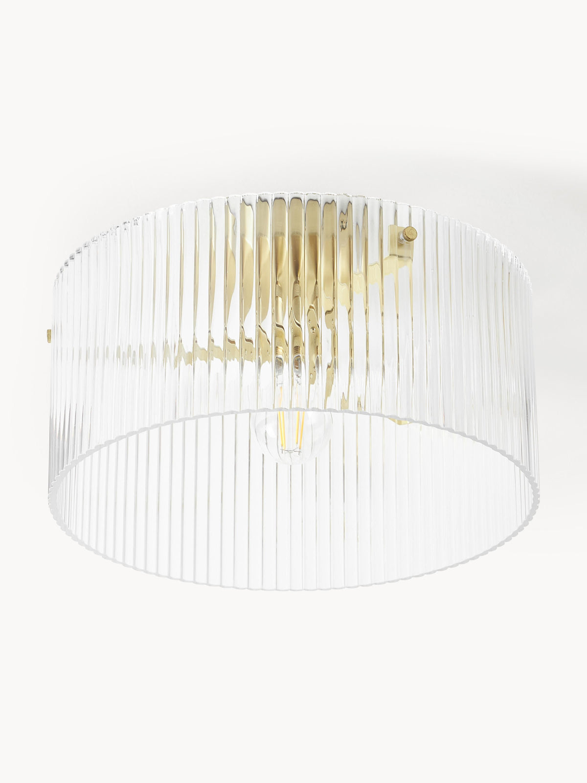 Emmi Ribbed Glass Ceiling Lamp