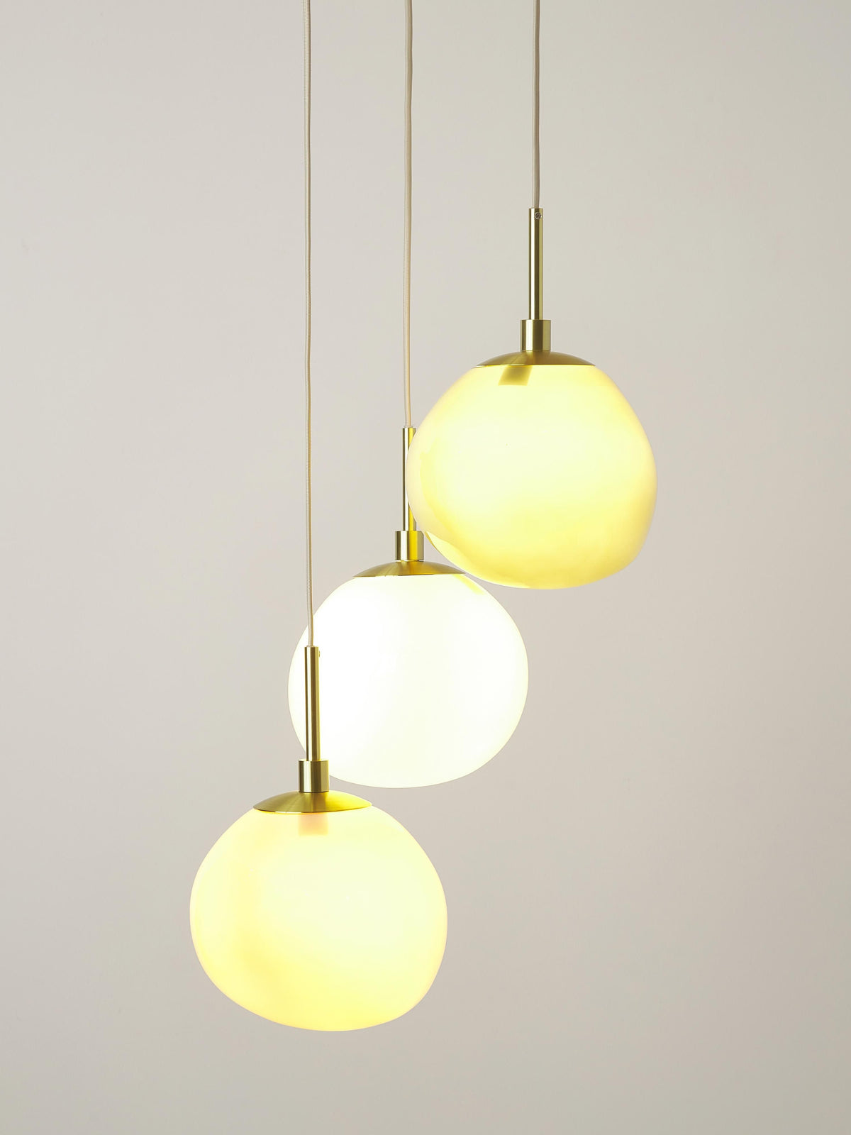 Josie Opal Glass Cluster Pendant Light