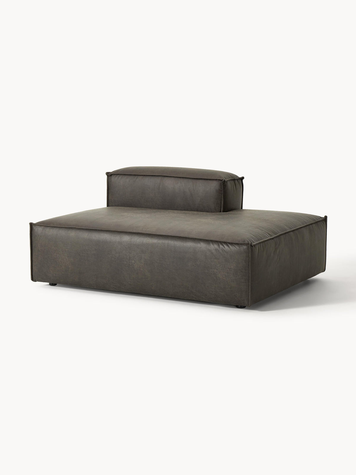 Lennon Leather Chaise Module