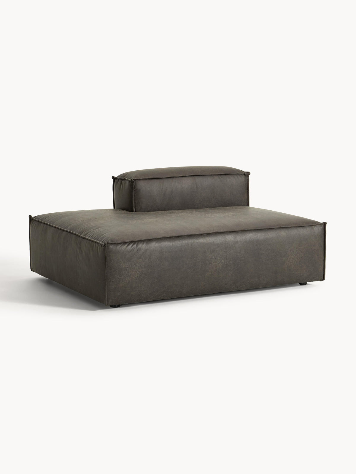 Lennon Leather Chaise Module