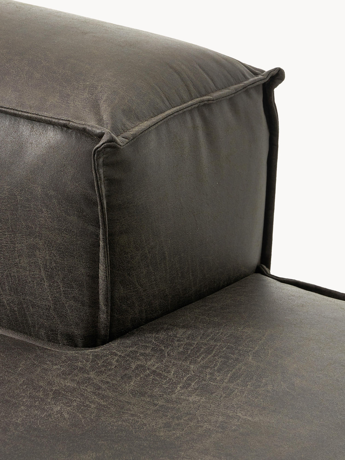 Lennon Leather Chaise Module