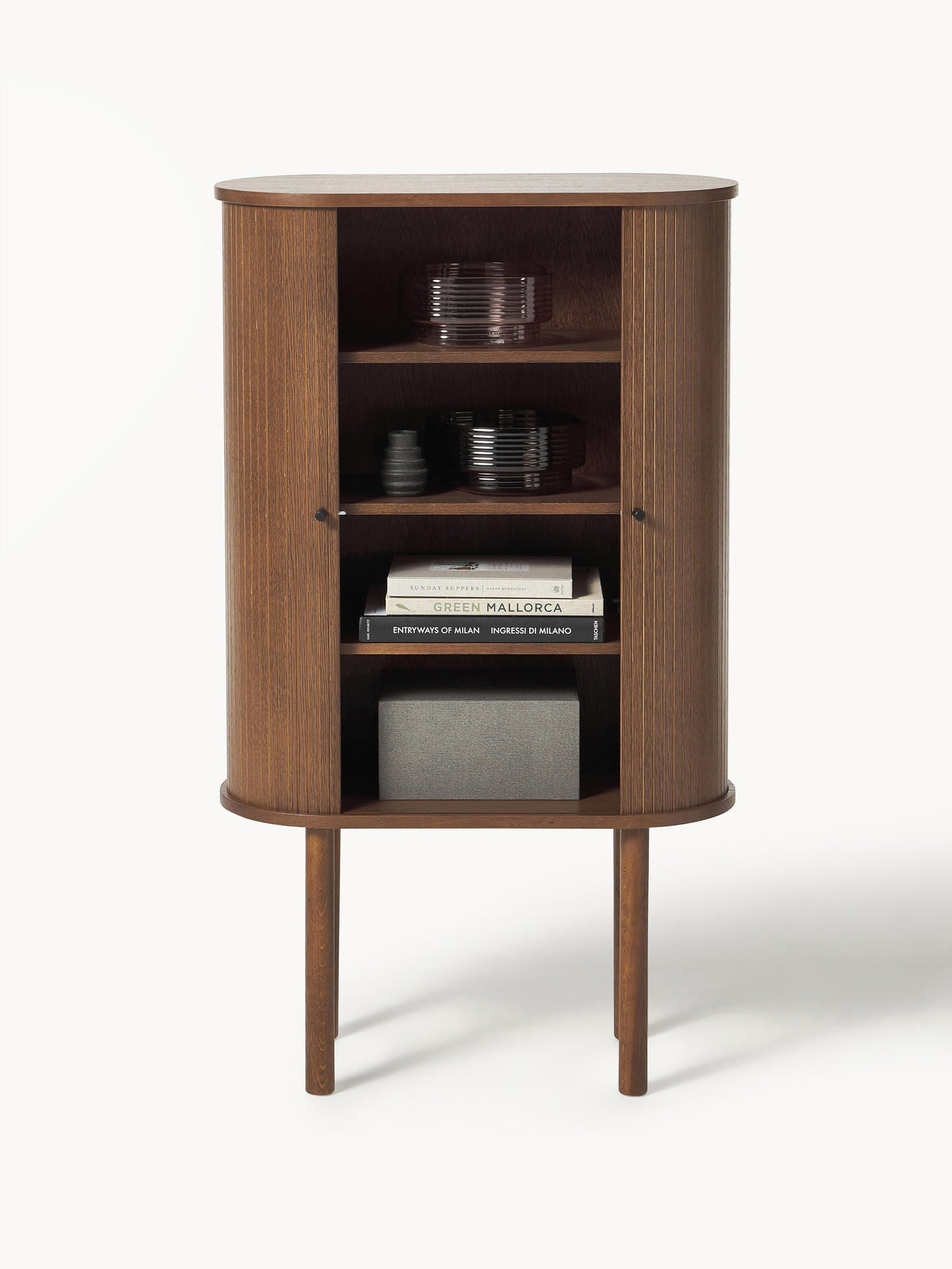 Calary Highboard with Fluted Front
