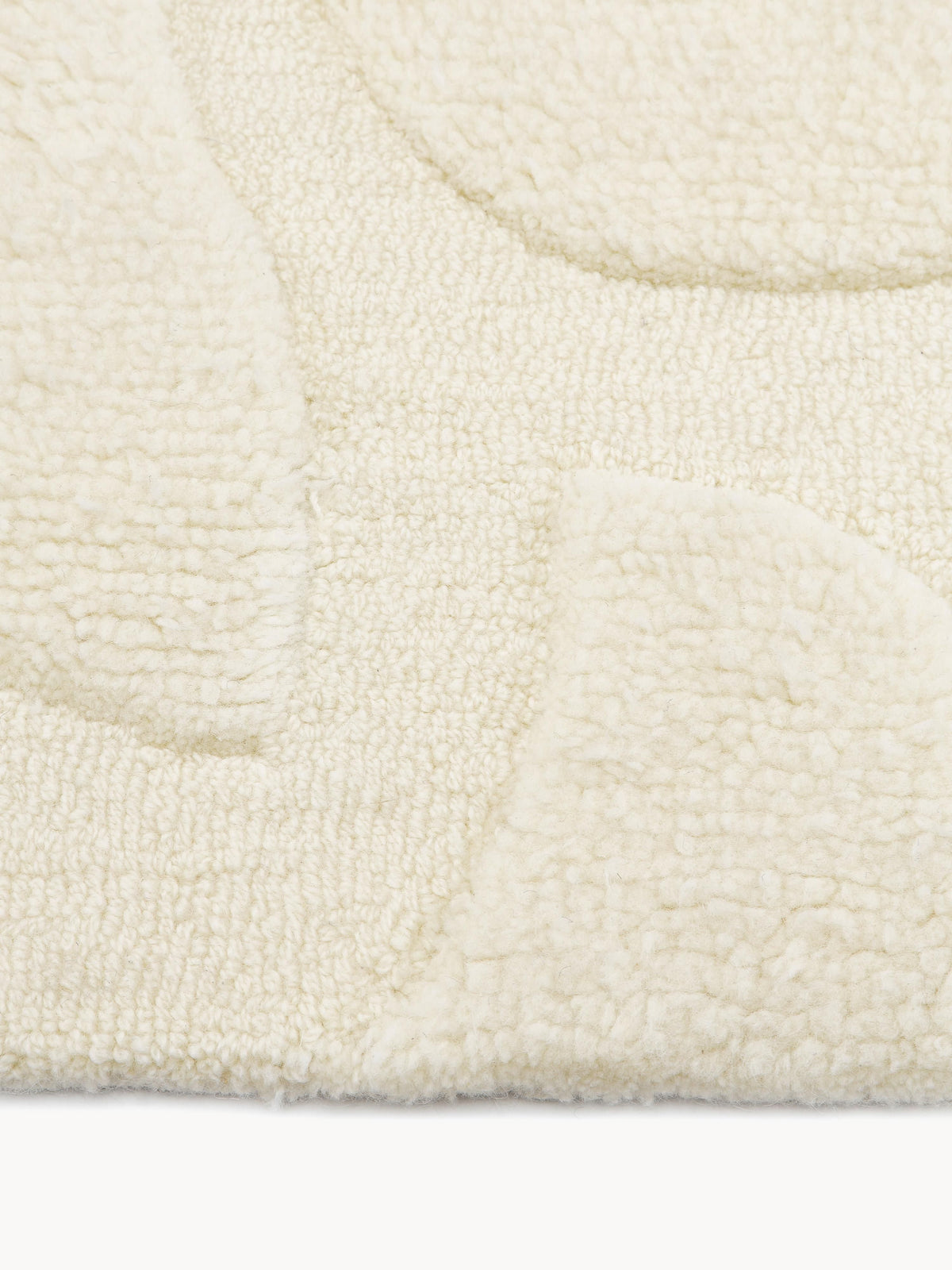 Clio High-Low Wool Rug, Hand-Woven