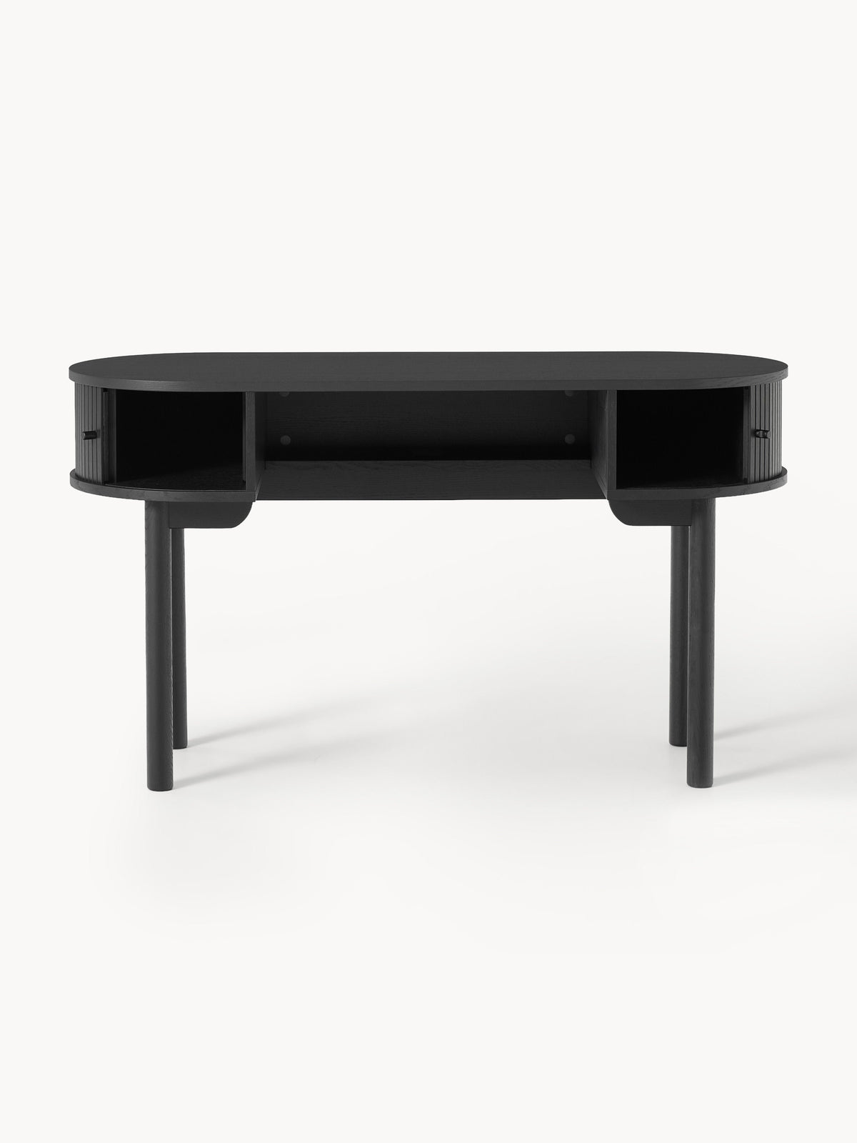 Calary Desk with Fluted Front