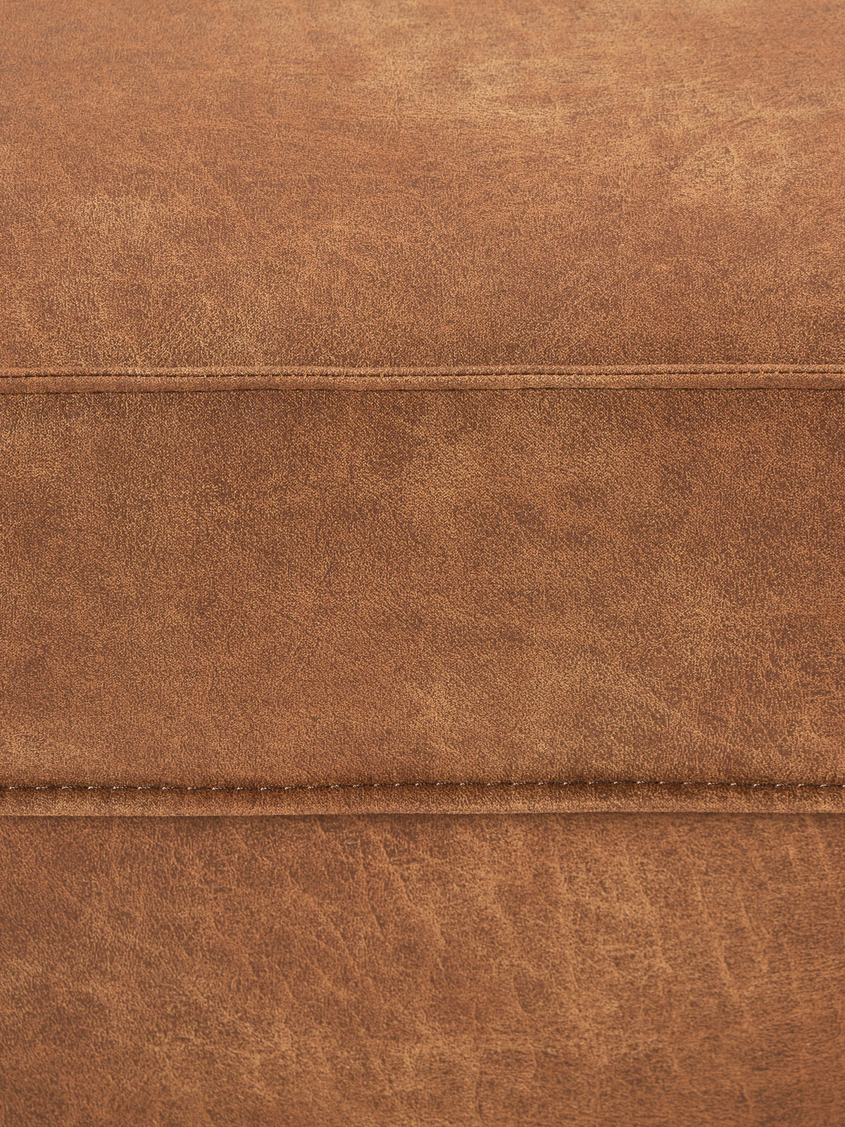 Hunter Leather Ottoman