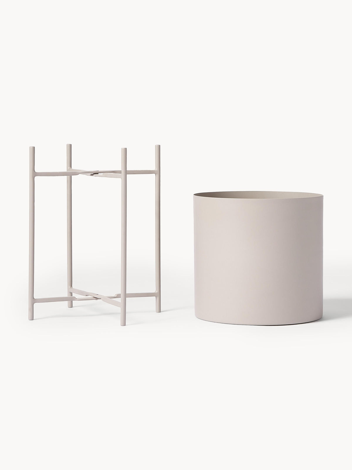 Mina Metal Plant Pots, Set of 2